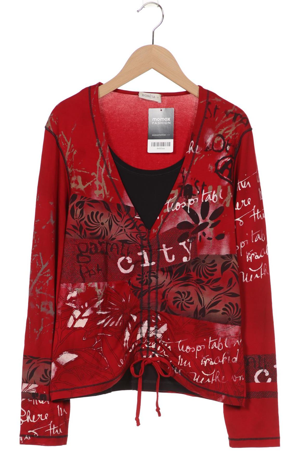 

Bonita Damen Langarmshirt, rot