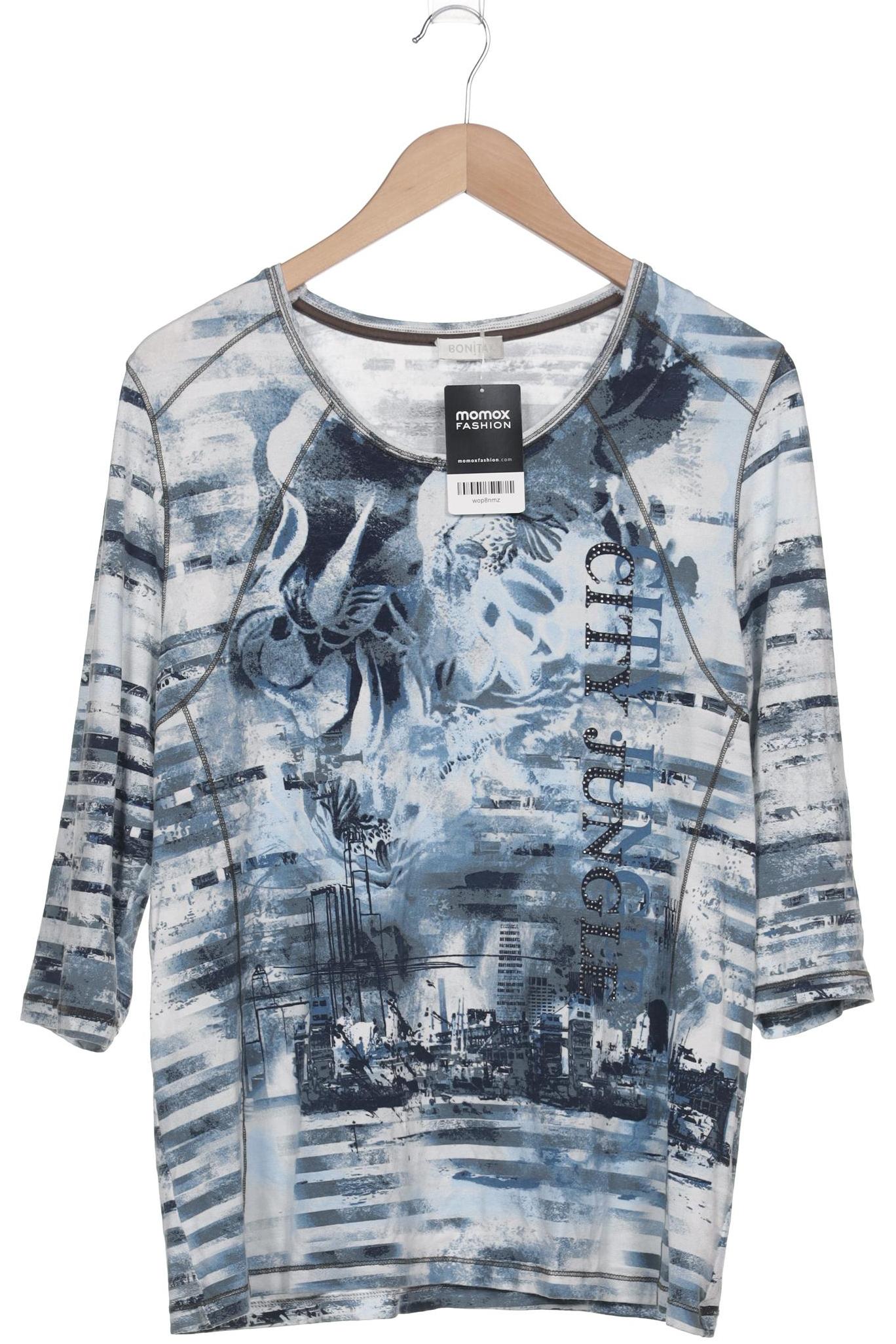 

Bonita Damen Langarmshirt, blau, Gr. 44