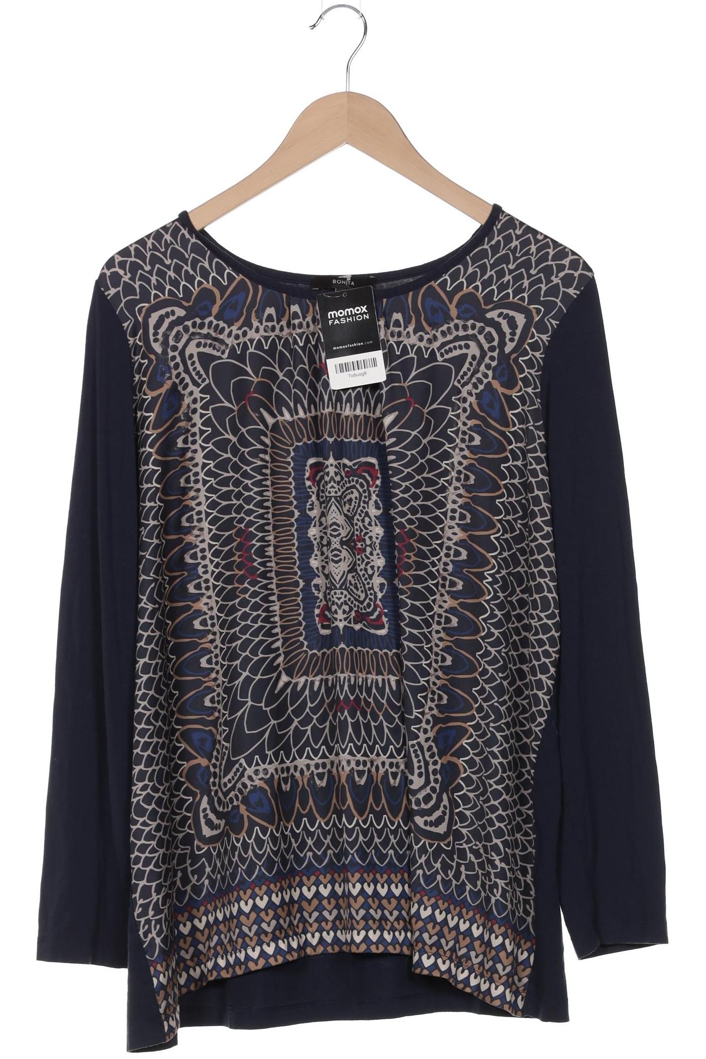 

Bonita Damen Langarmshirt, marineblau, Gr. 46