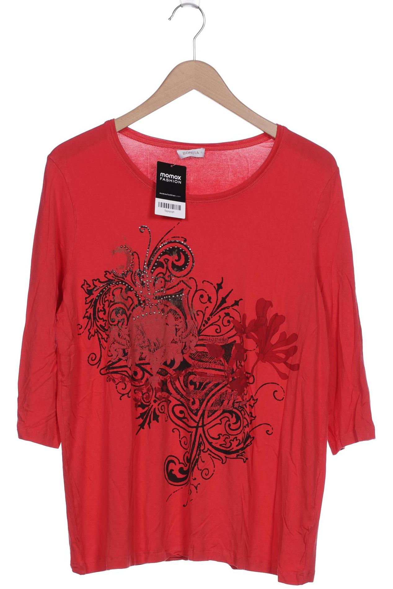 

Bonita Damen Langarmshirt, rot, Gr. 44