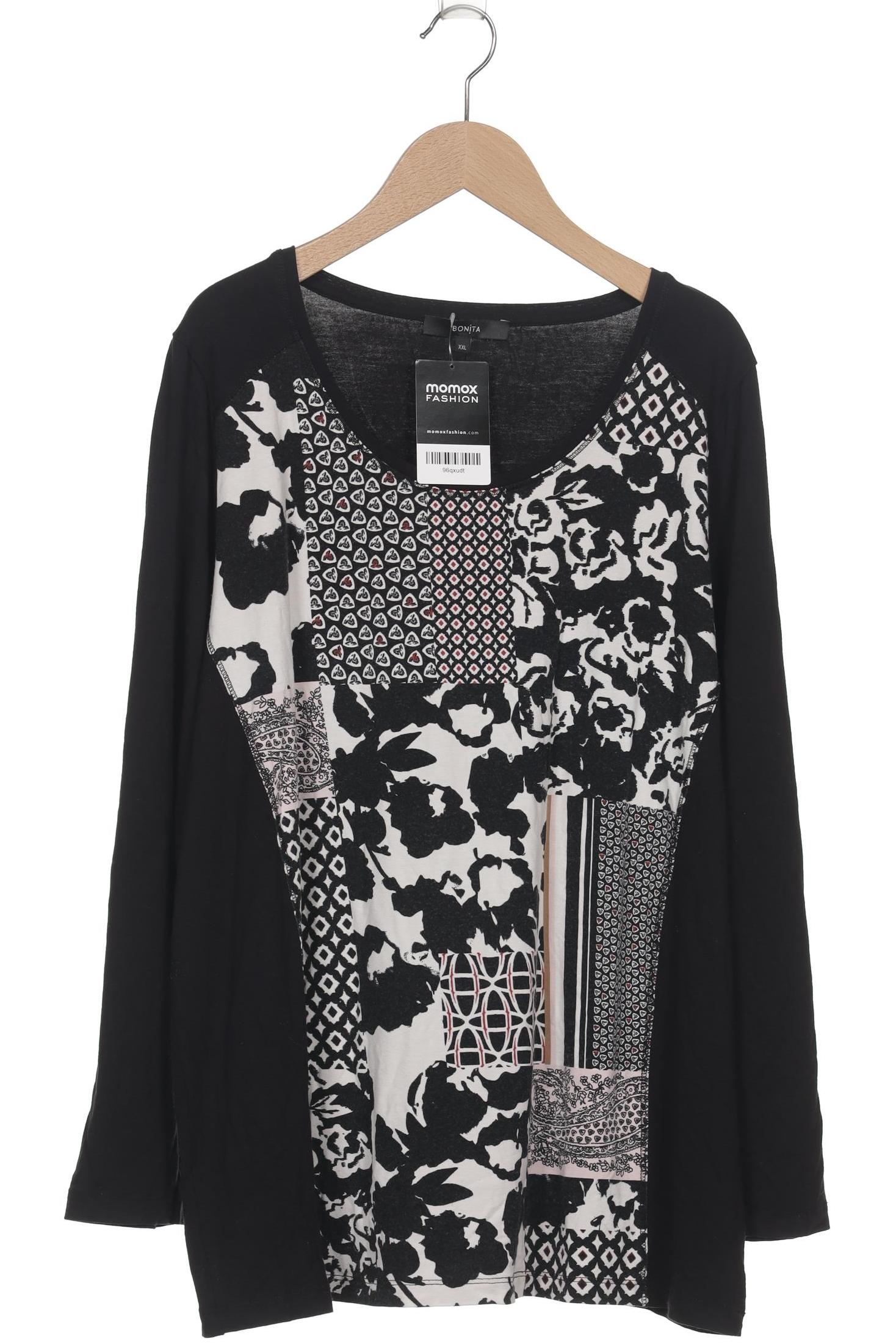 

Bonita Damen Langarmshirt, schwarz, Gr. 46