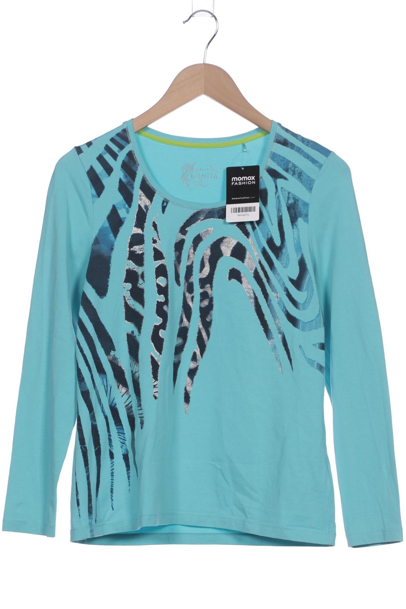 

Bonita Damen Langarmshirt, türkis, Gr. 38