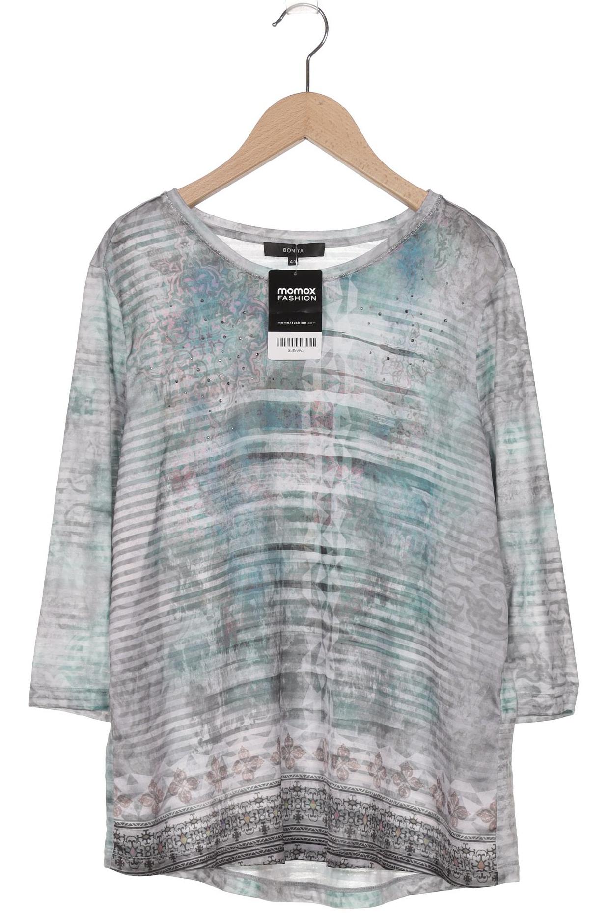 

Bonita Damen Langarmshirt, grau, Gr. 40