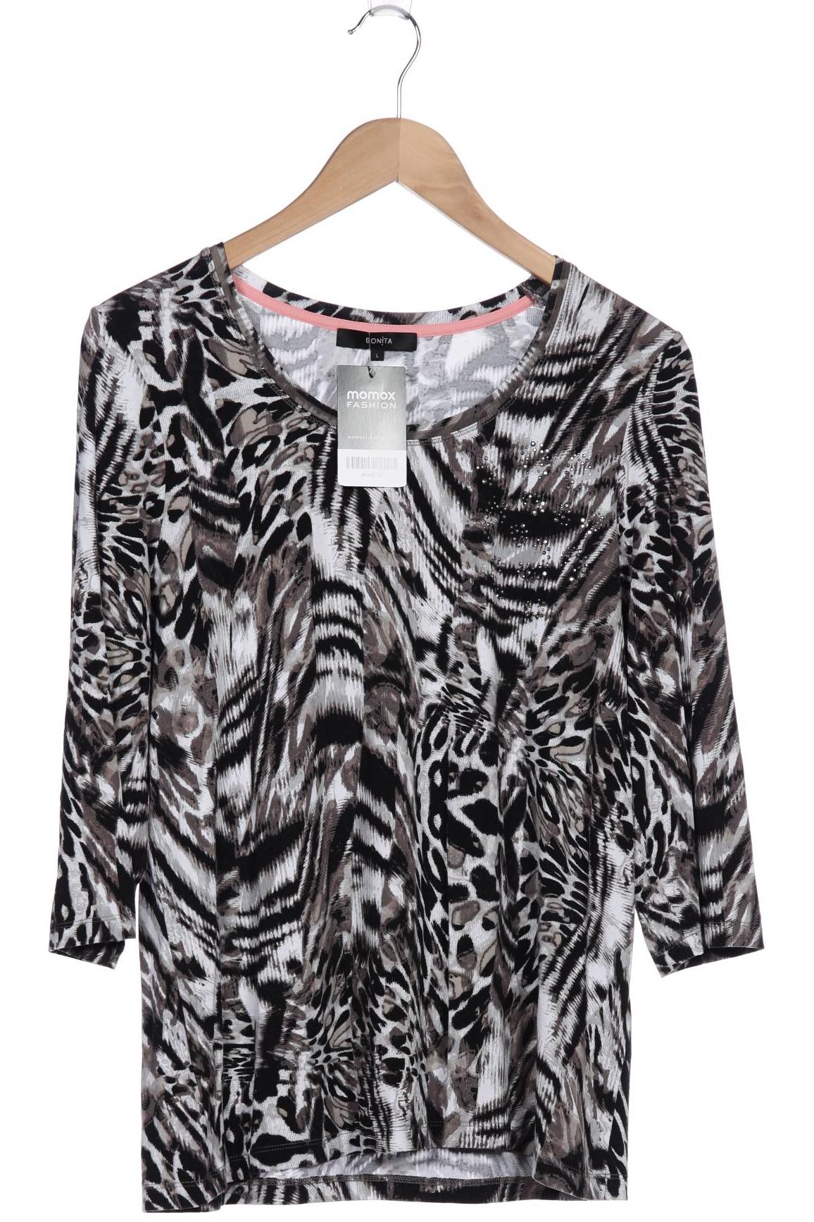 

Bonita Damen Langarmshirt, braun, Gr. 42