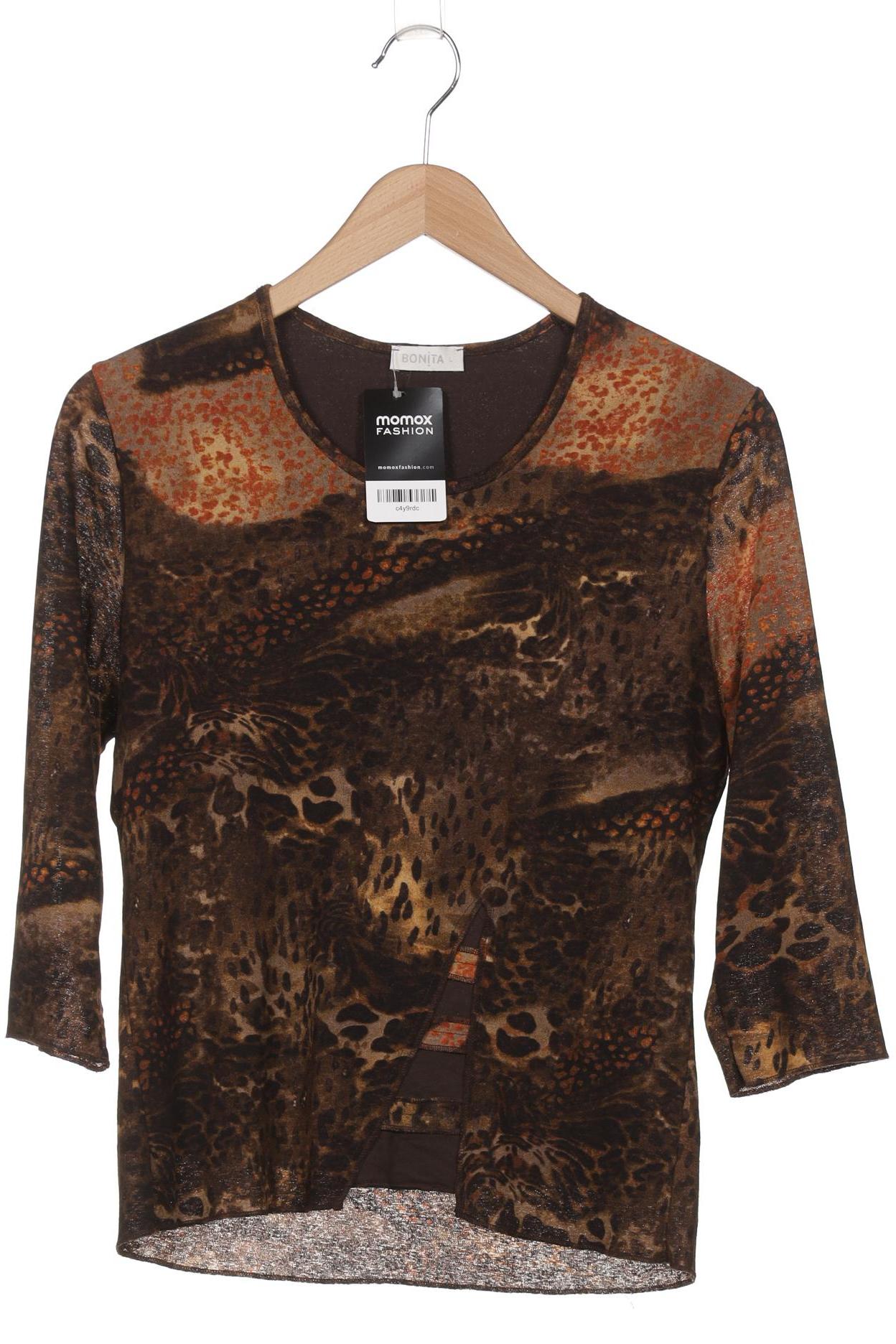 

Bonita Damen Langarmshirt, braun, Gr. 42