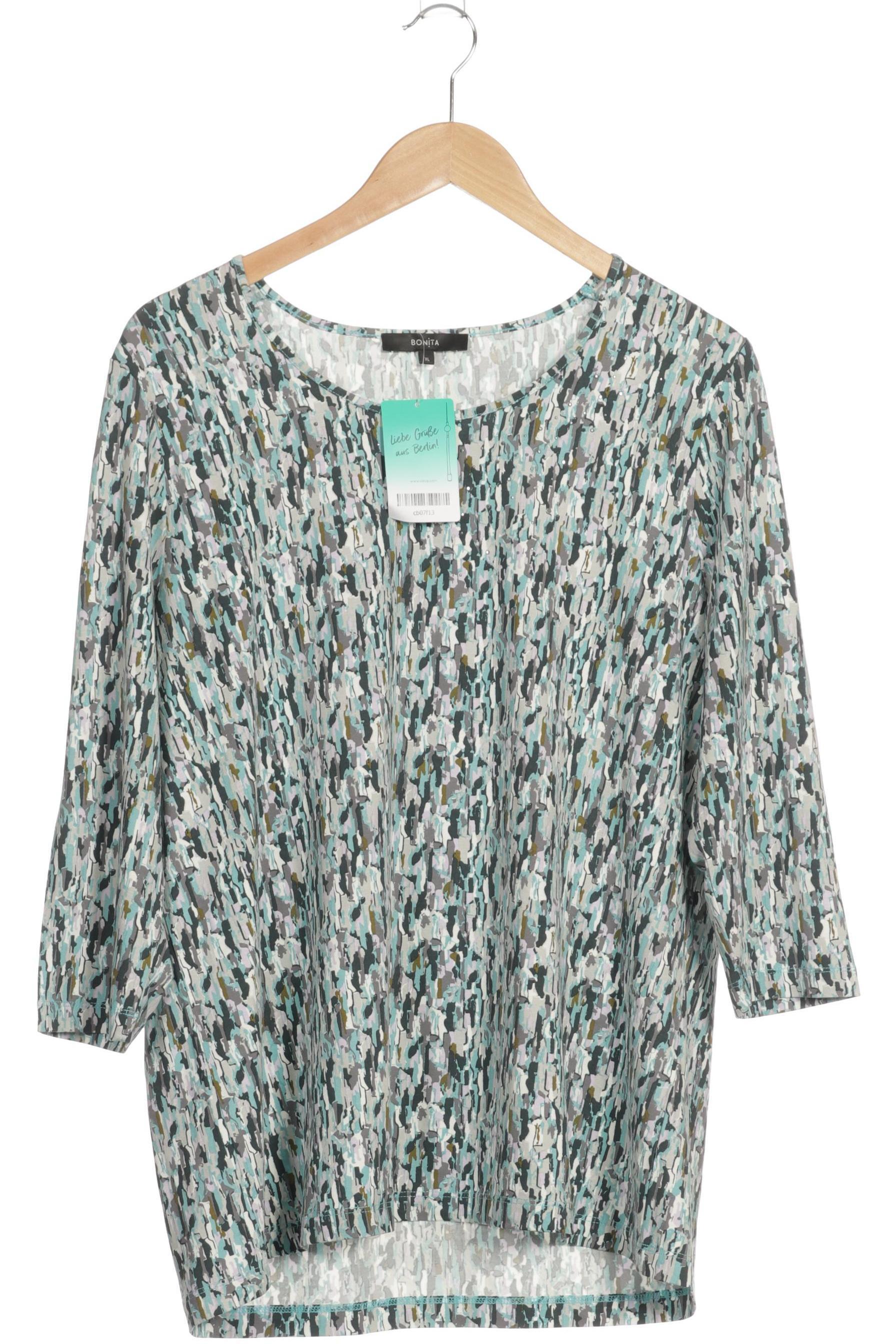 

Bonita Damen Langarmshirt, blau, Gr.