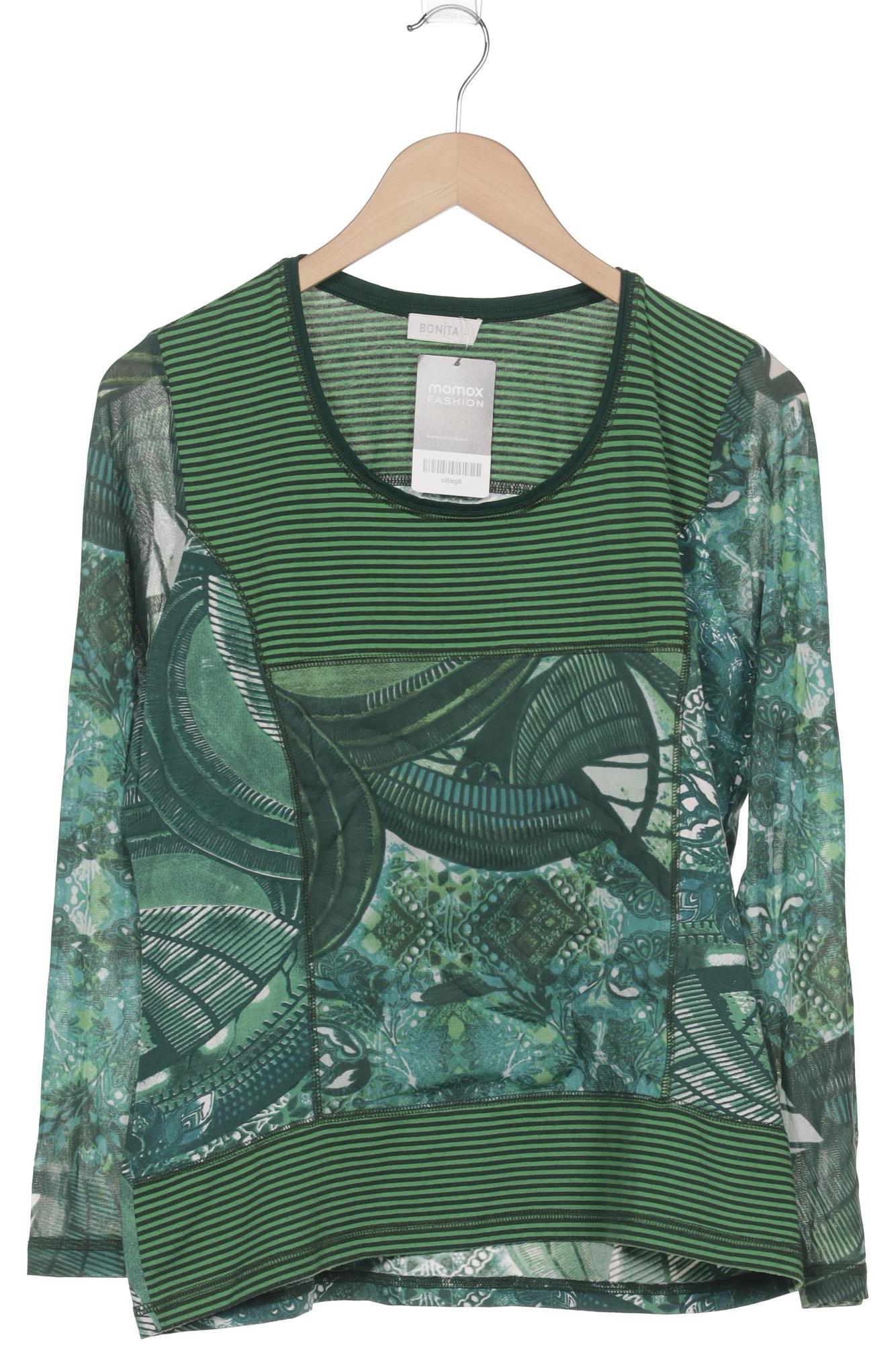

Bonita Damen Langarmshirt, grün, Gr. 42