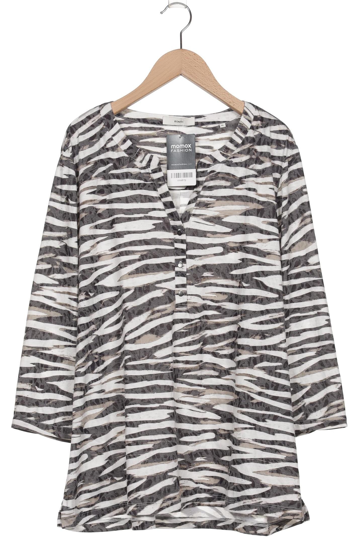 

Bonita Damen Langarmshirt, grau, Gr. 44