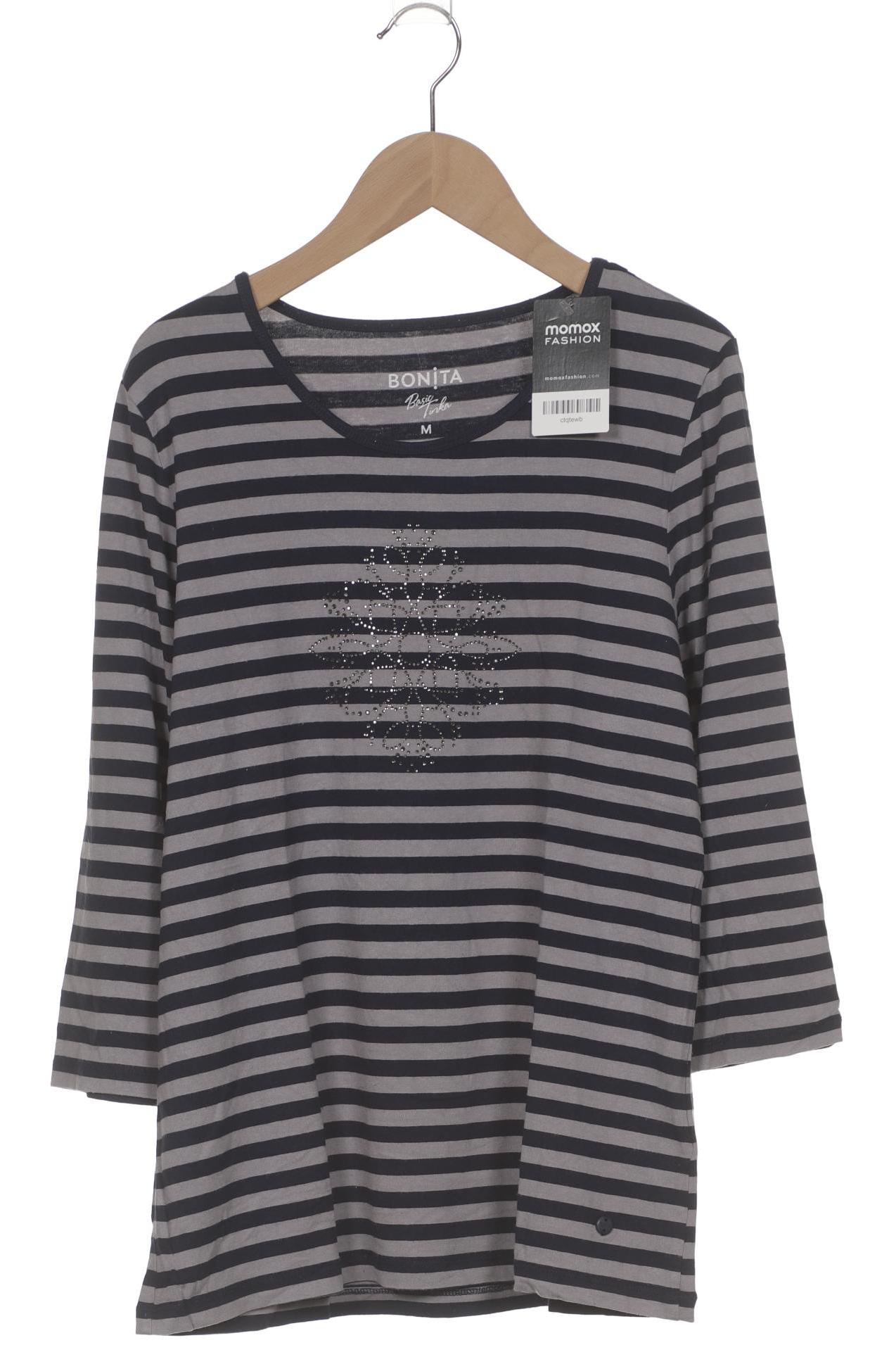 

Bonita Damen Langarmshirt, blau, Gr. 38