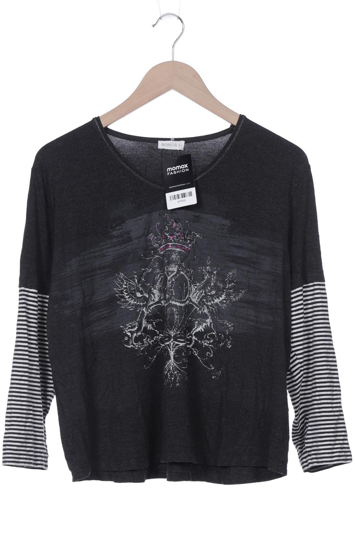 

Bonita Damen Langarmshirt, grau, Gr. 44