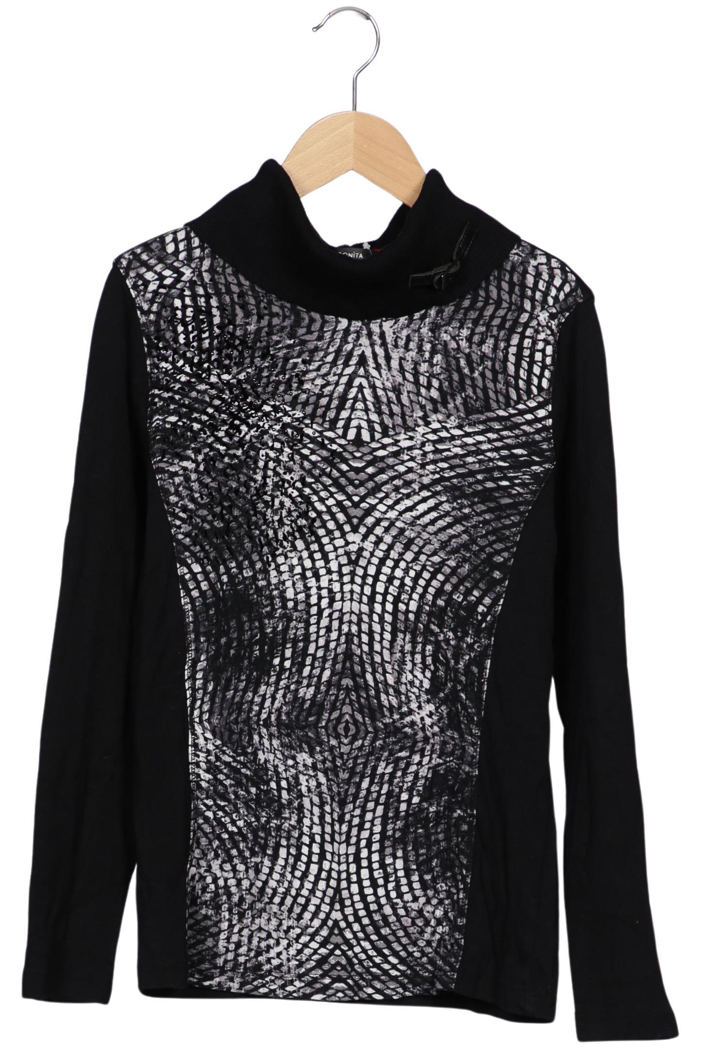 

Bonita Damen Langarmshirt, schwarz, Gr. 36