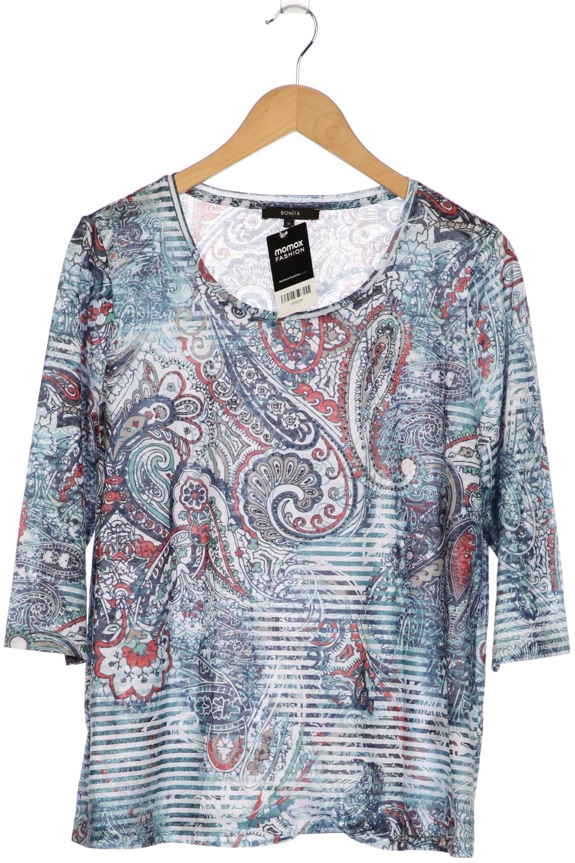 

Bonita Damen Langarmshirt, türkis, Gr. 44