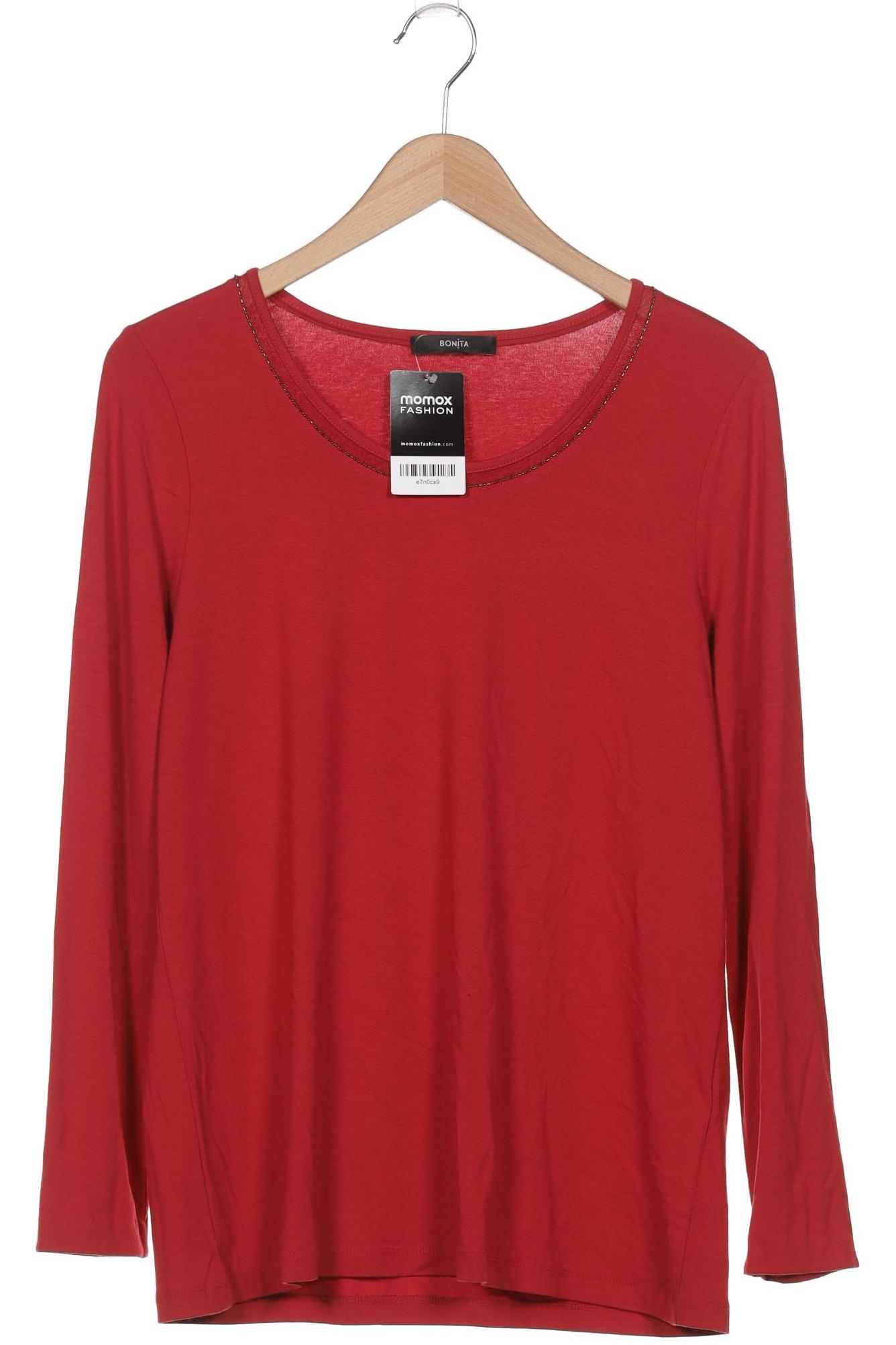 

Bonita Damen Langarmshirt, rot, Gr. 42