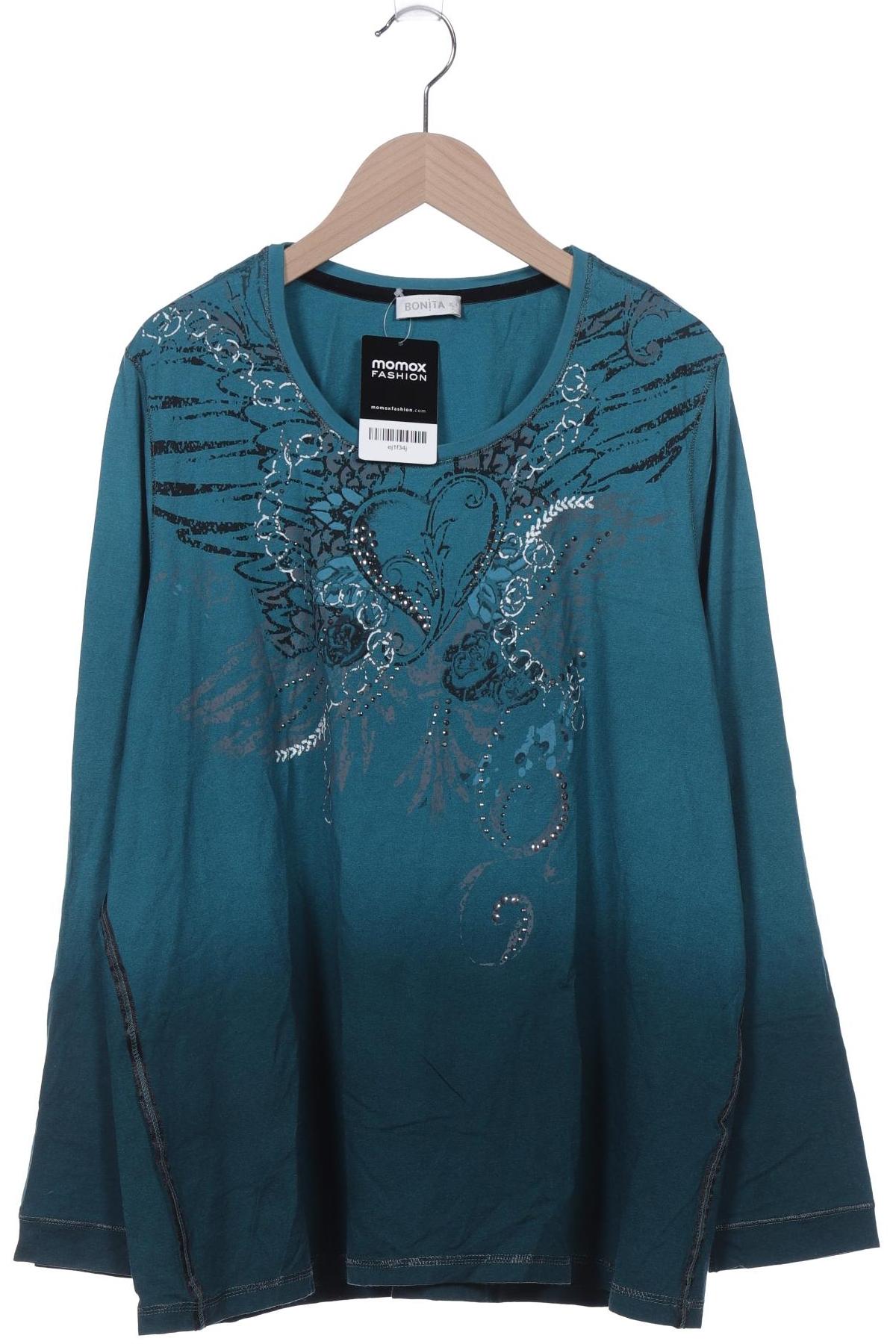 

Bonita Damen Langarmshirt, türkis, Gr. 44