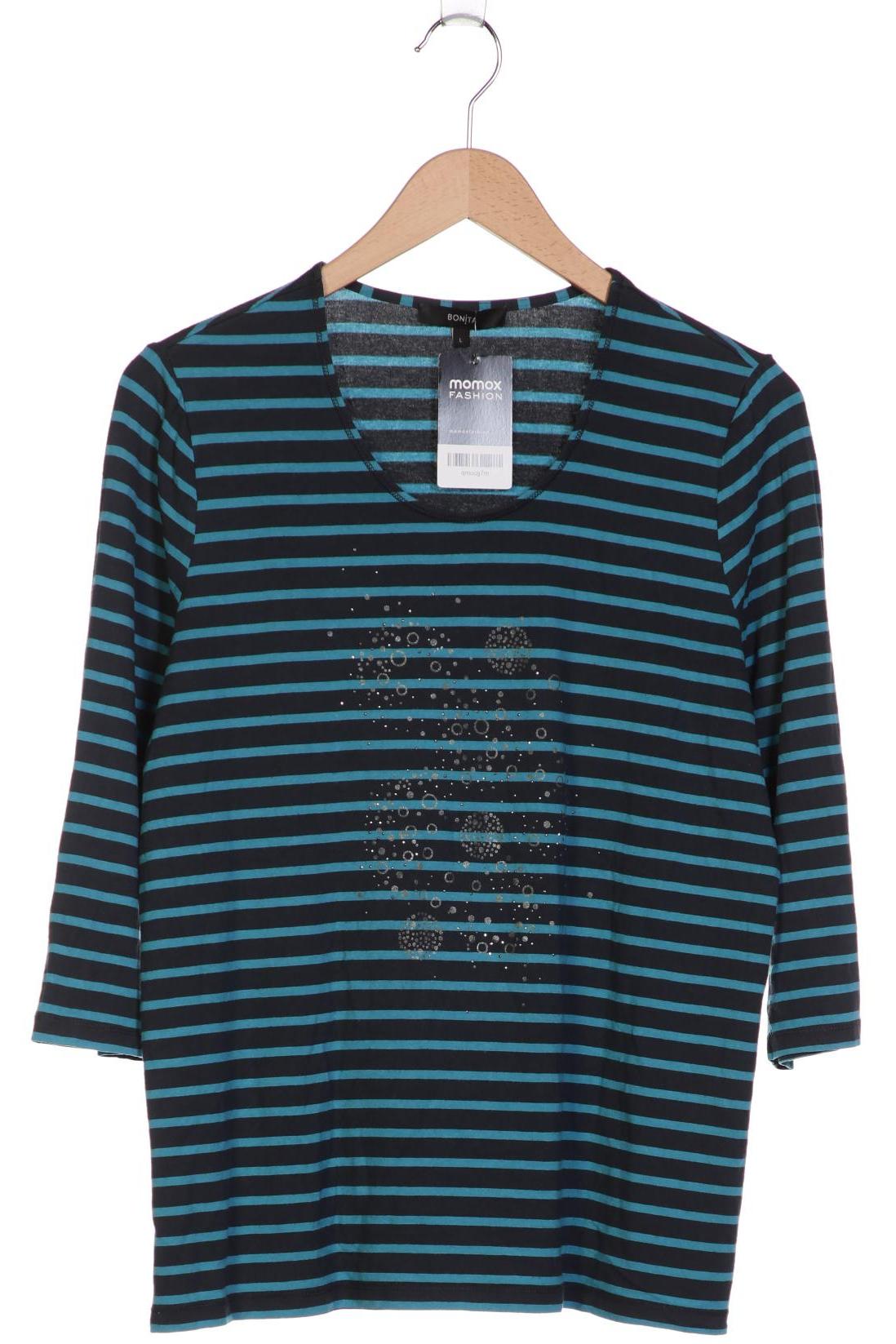 

Bonita Damen Langarmshirt, blau, Gr. 42