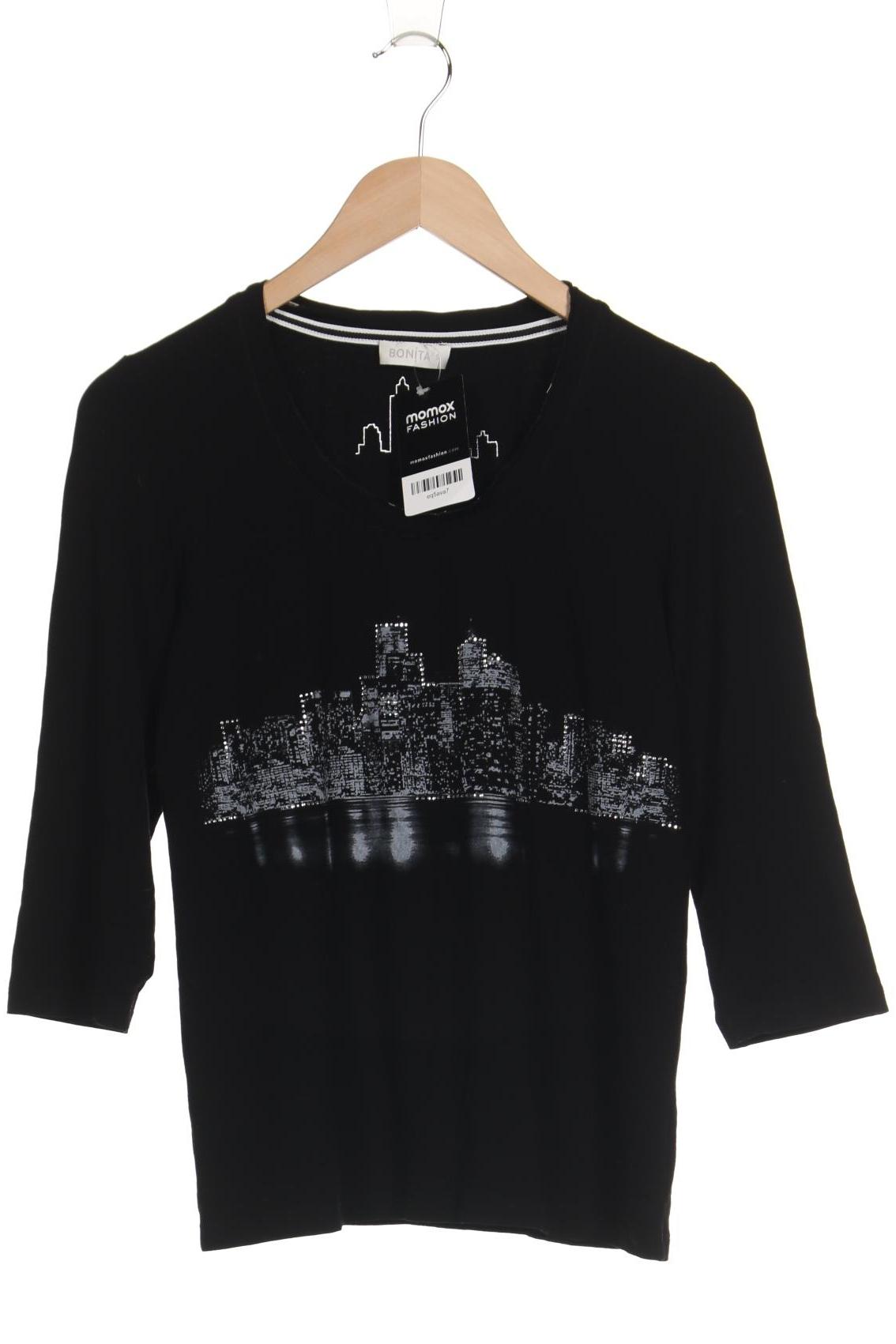 

Bonita Damen Langarmshirt, schwarz, Gr. 36
