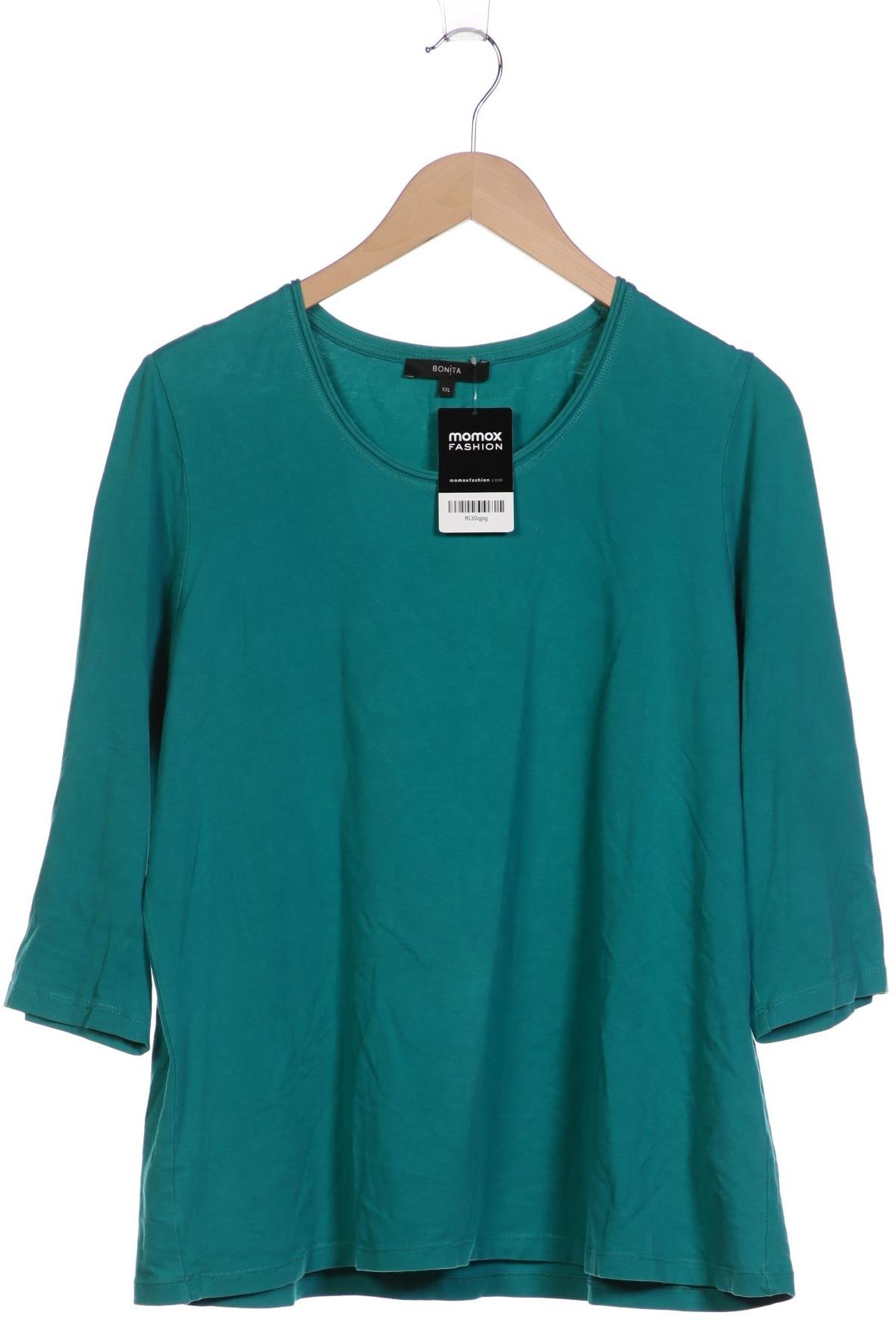

Bonita Damen Langarmshirt, türkis, Gr. 46