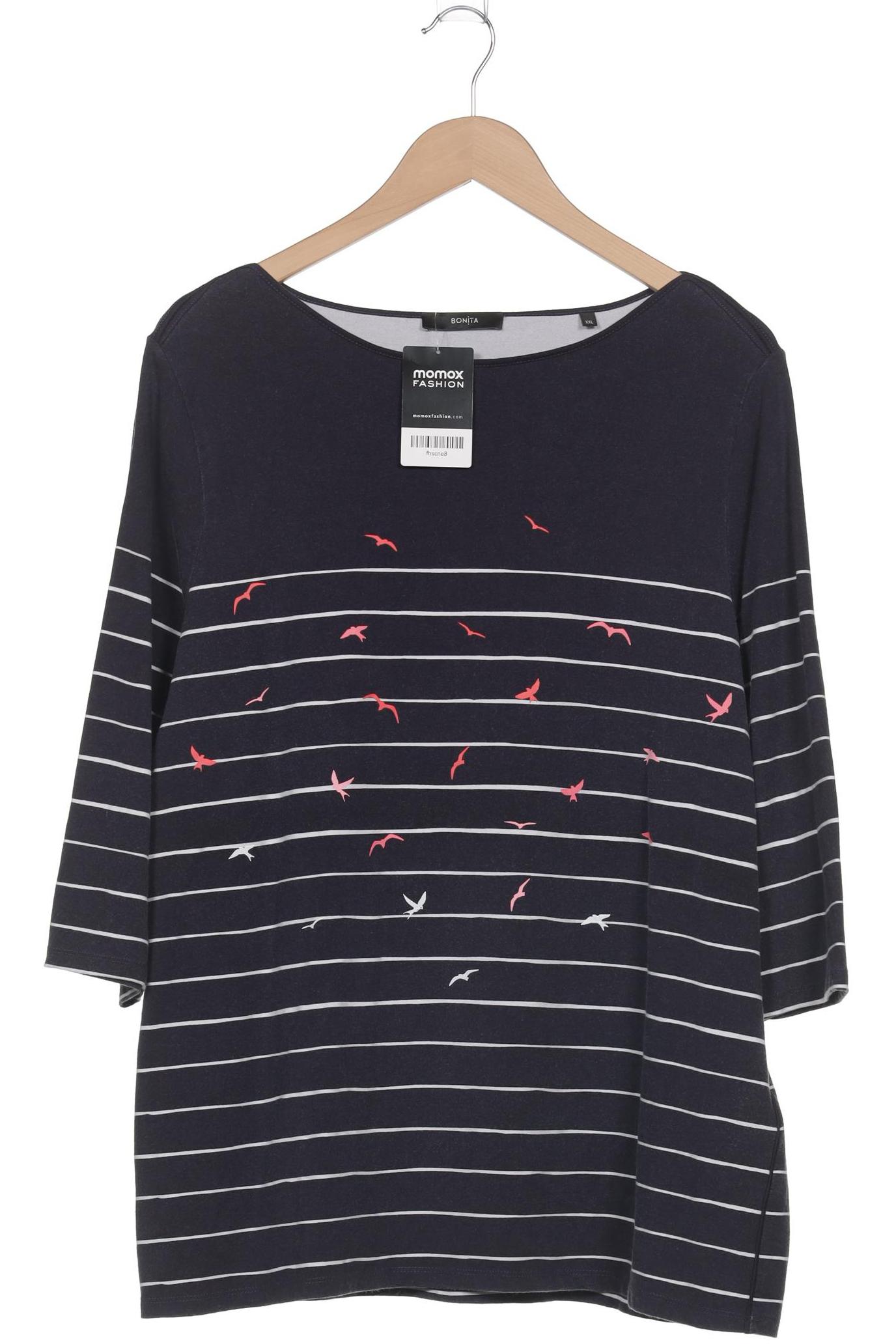 

Bonita Damen Langarmshirt, marineblau, Gr. 46