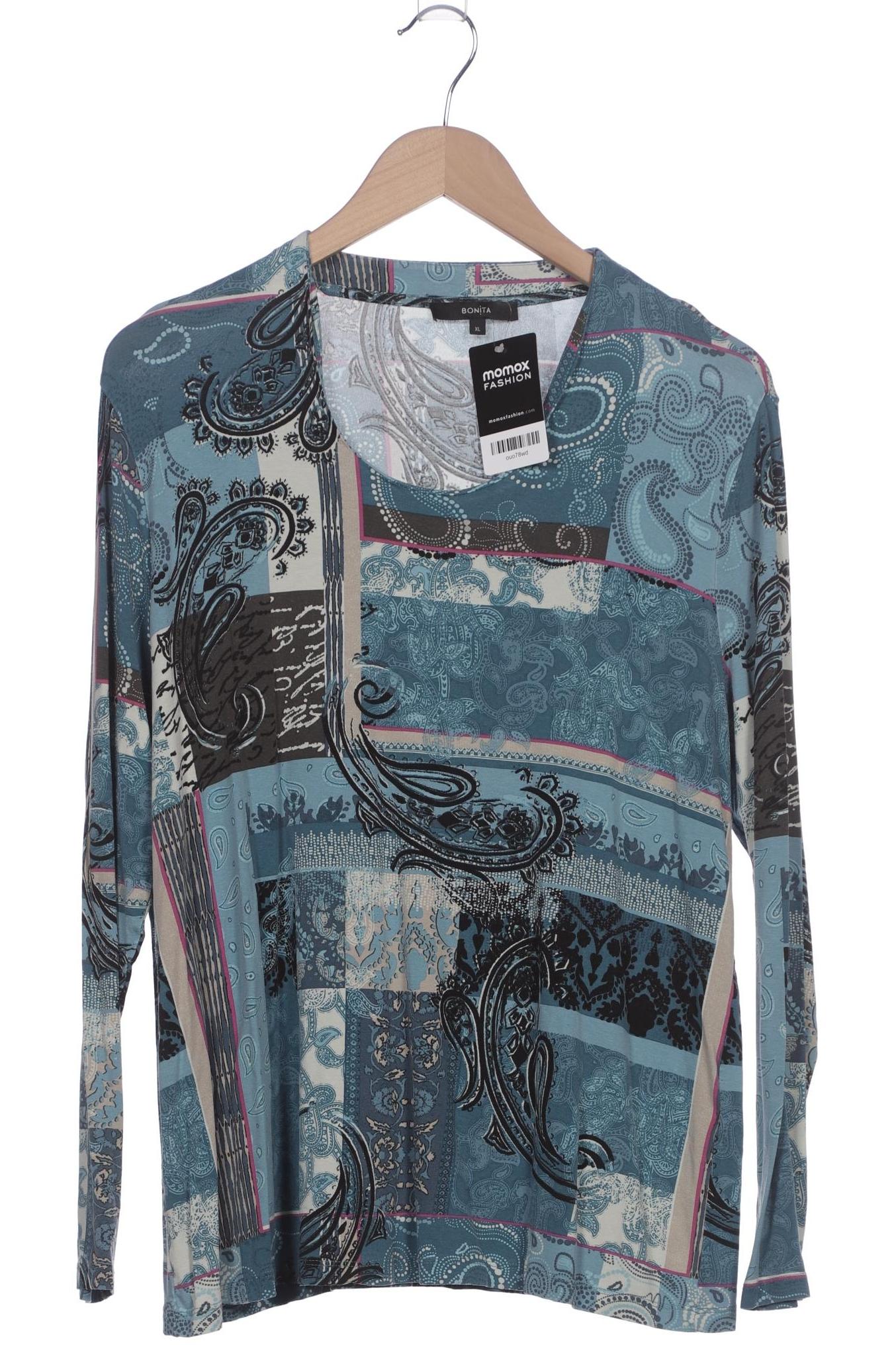 

Bonita Damen Langarmshirt, blau, Gr. 44