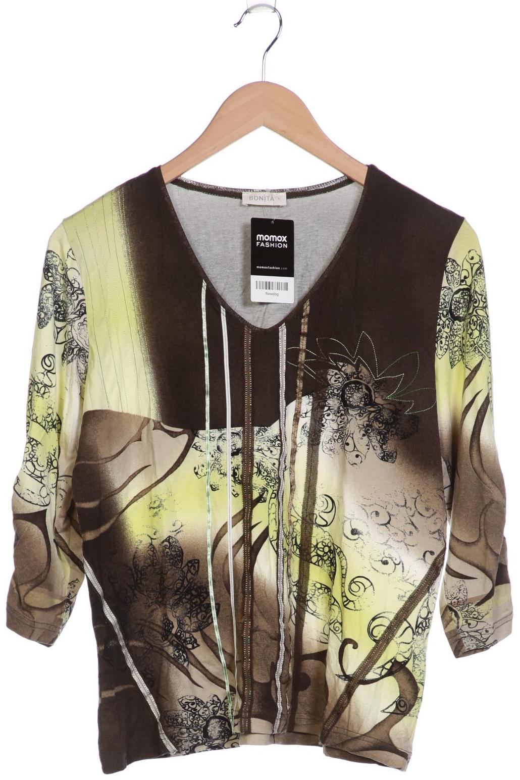 

Bonita Damen Langarmshirt, grün, Gr. 38