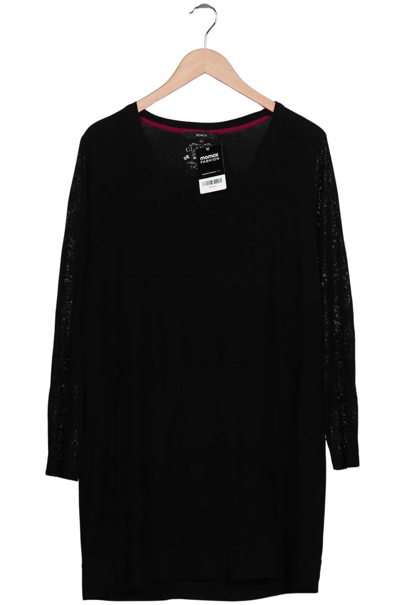 

Bonita Damen Langarmshirt, schwarz, Gr. 46