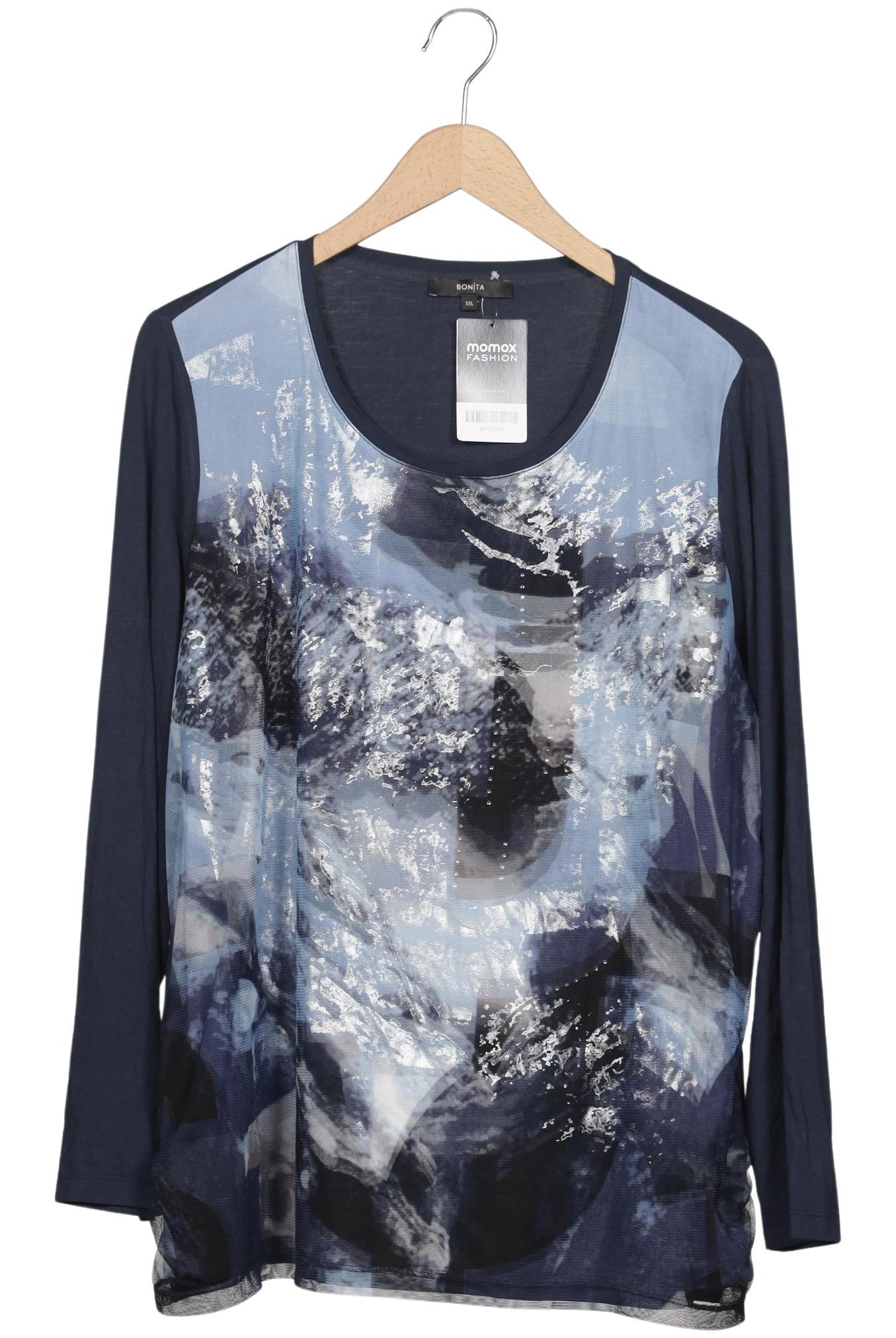 

Bonita Damen Langarmshirt, marineblau, Gr. 46