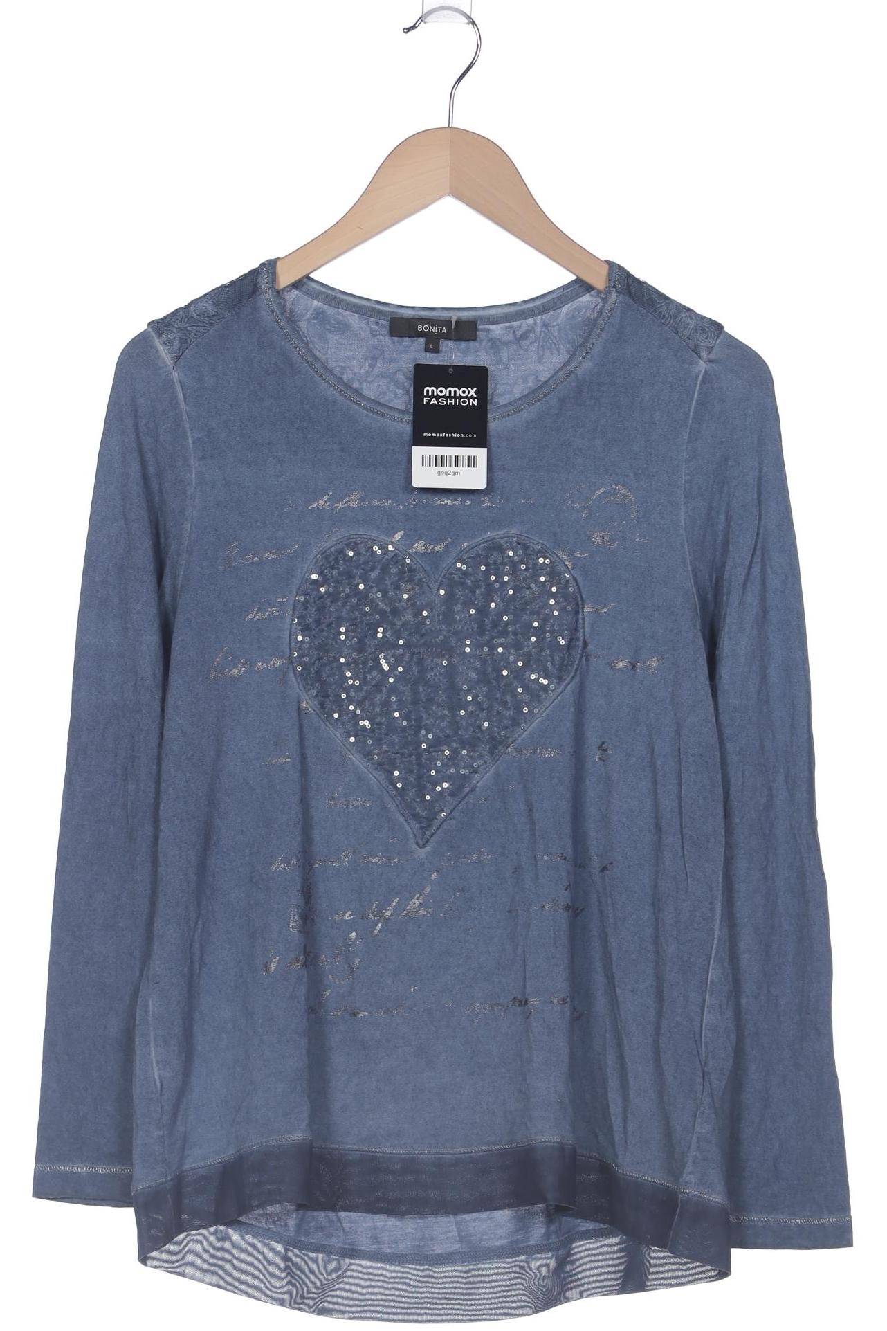 

Bonita Damen Langarmshirt, marineblau, Gr. 42