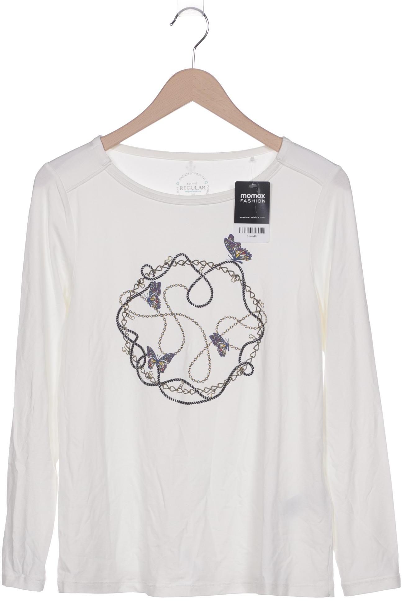

Bonita Damen Langarmshirt, weiß, Gr. 38