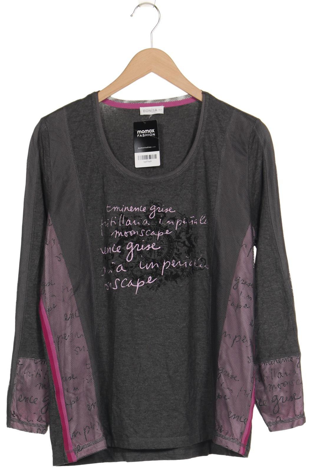 

Bonita Damen Langarmshirt, grau, Gr. 44