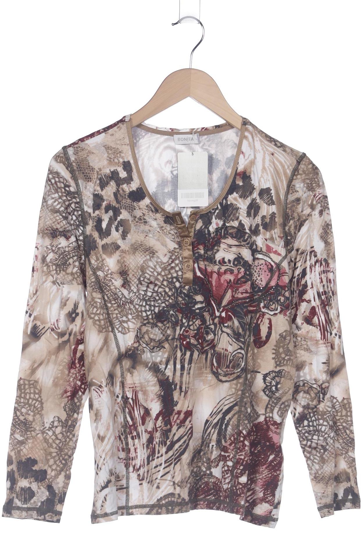 

Bonita Damen Langarmshirt, braun, Gr. 42