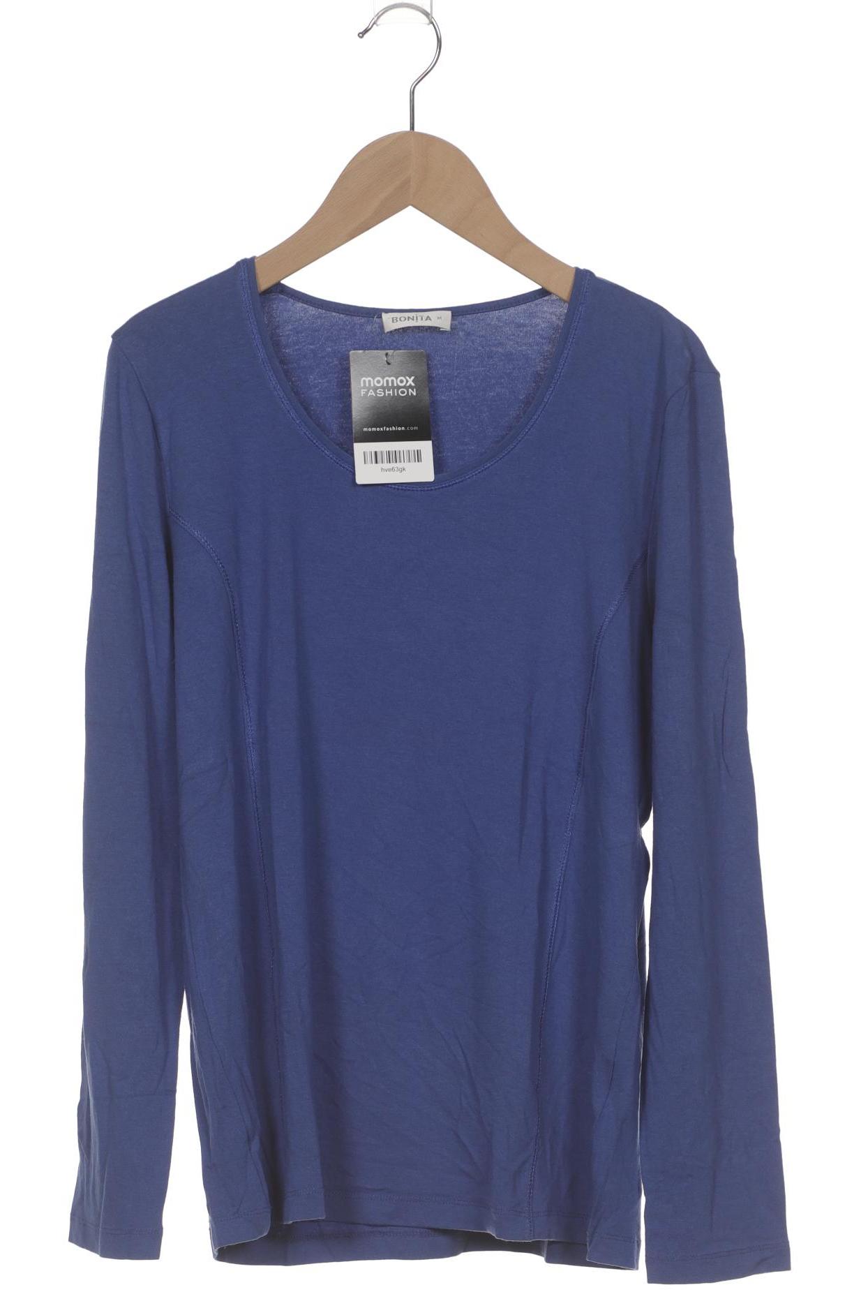 

Bonita Damen Langarmshirt, blau, Gr. 38