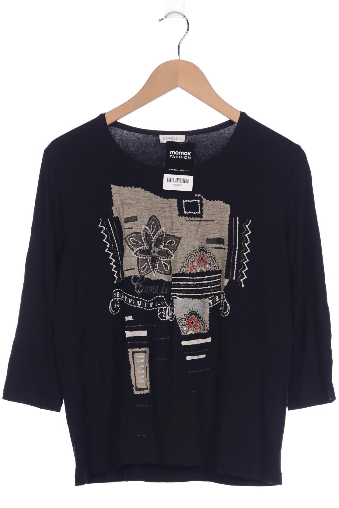 

Bonita Damen Langarmshirt, schwarz, Gr. 44