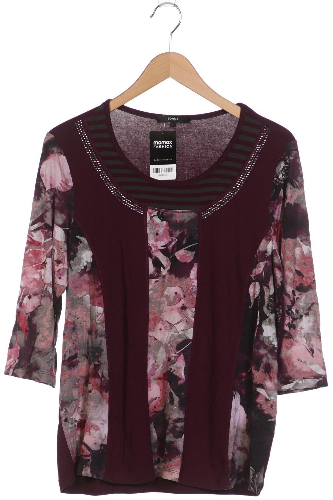 

Bonita Damen Langarmshirt, bordeaux, Gr. 42