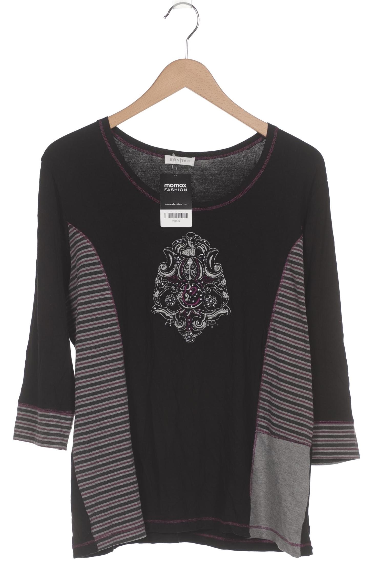

Bonita Damen Langarmshirt, schwarz, Gr. 44
