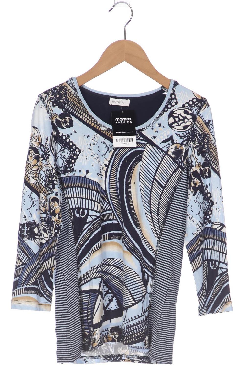 

Bonita Damen Langarmshirt, blau, Gr. 36