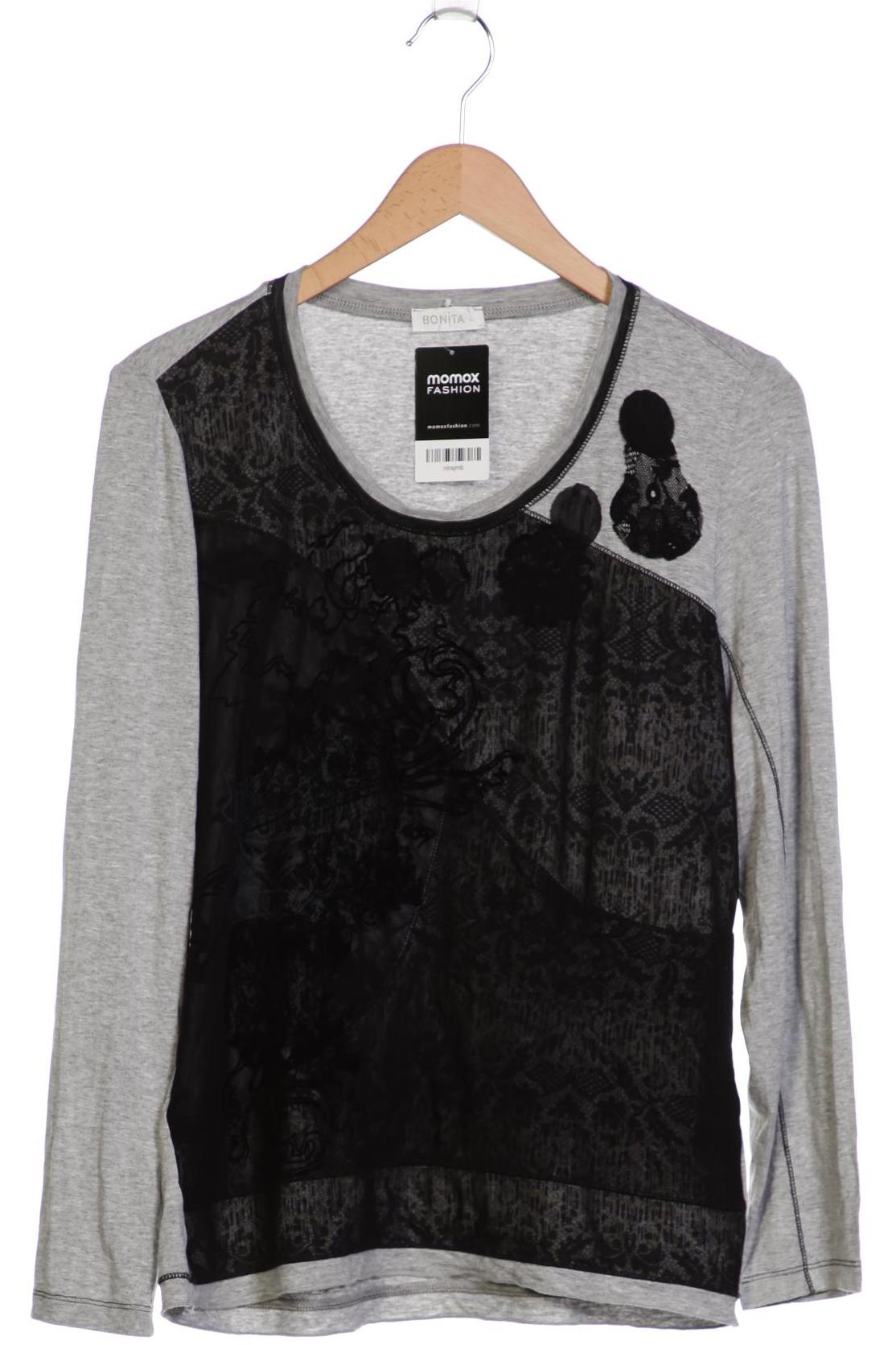 

Bonita Damen Langarmshirt, grau, Gr. 42