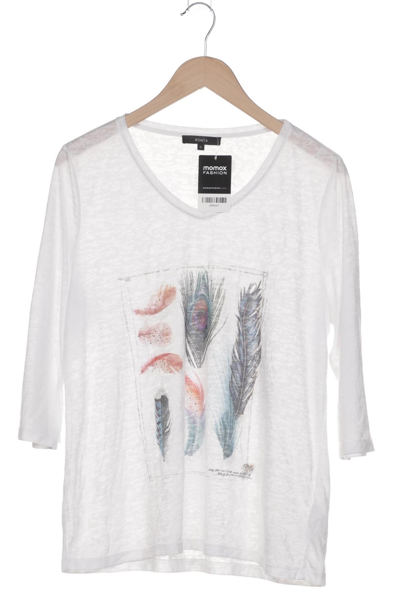

Bonita Damen Langarmshirt, weiß, Gr. 44