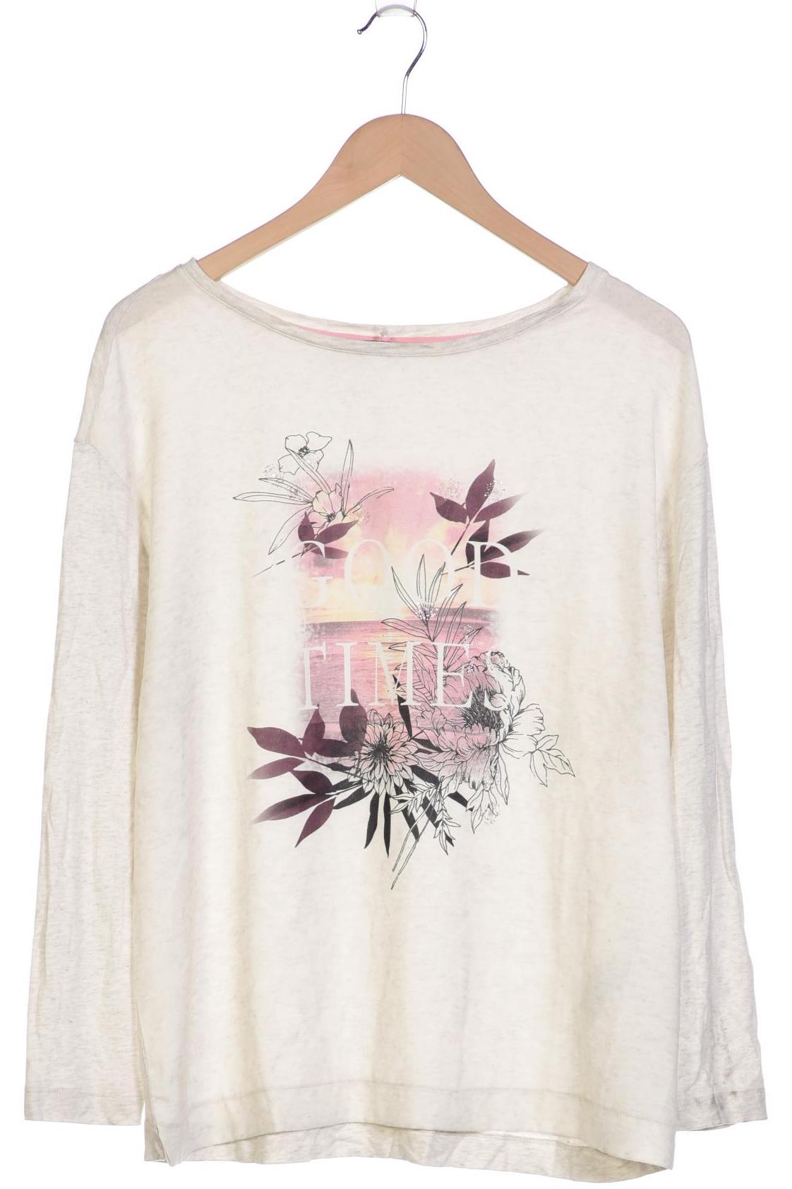 

Bonita Damen Langarmshirt, cremeweiß, Gr. 42