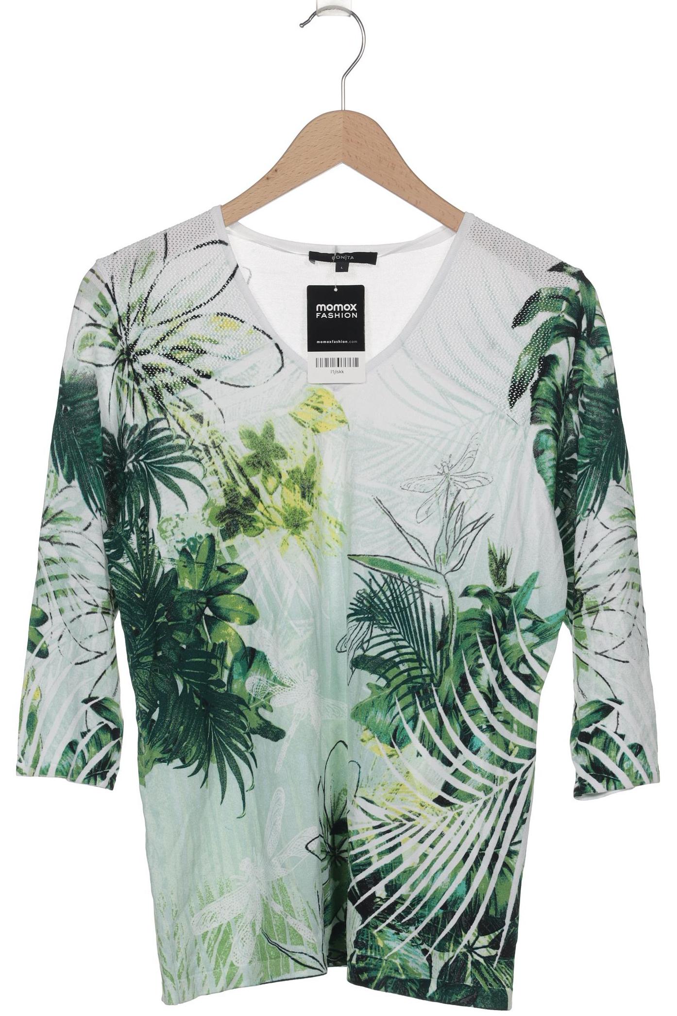 

Bonita Damen Langarmshirt, grün, Gr. 42
