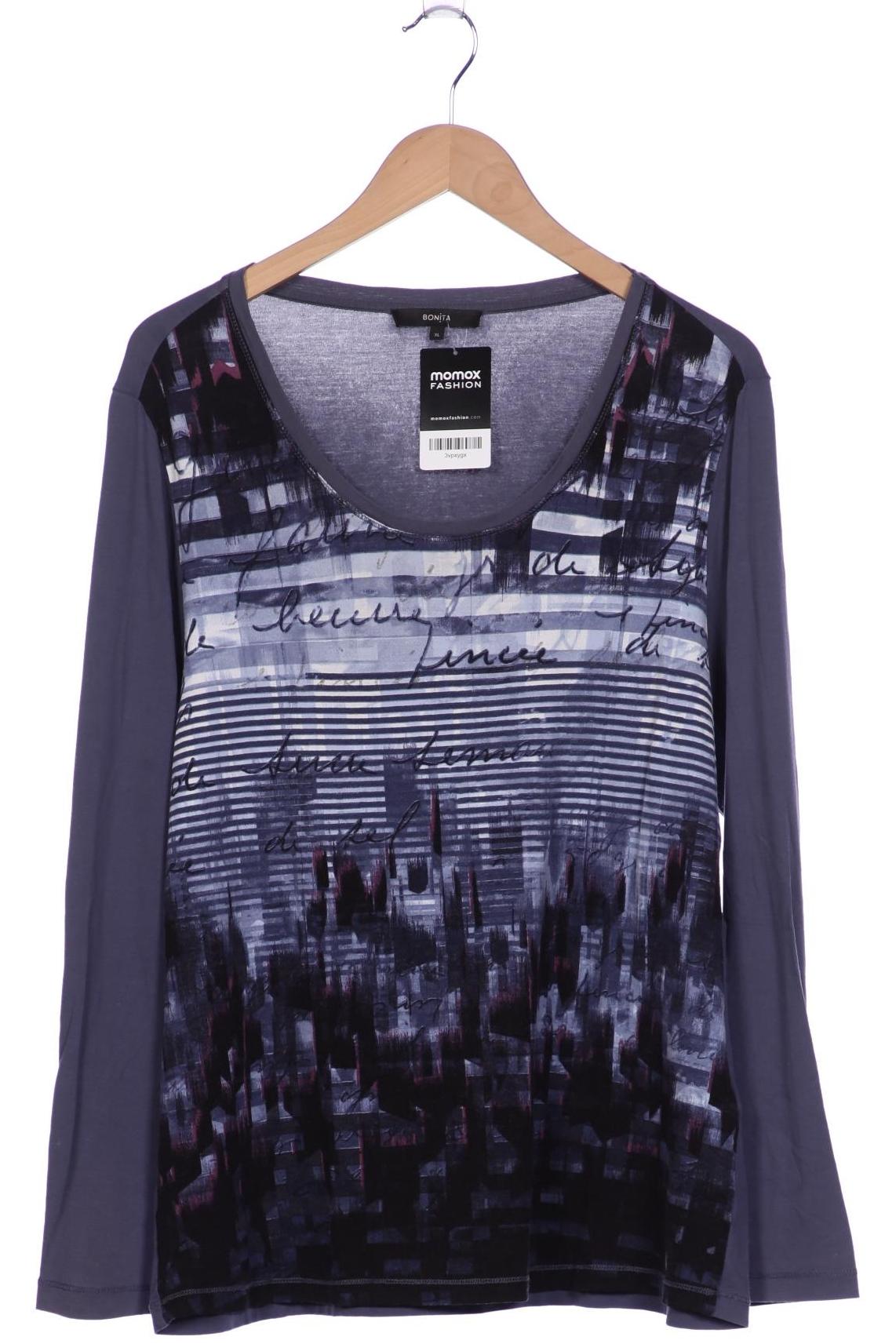 

Bonita Damen Langarmshirt, blau, Gr. 44