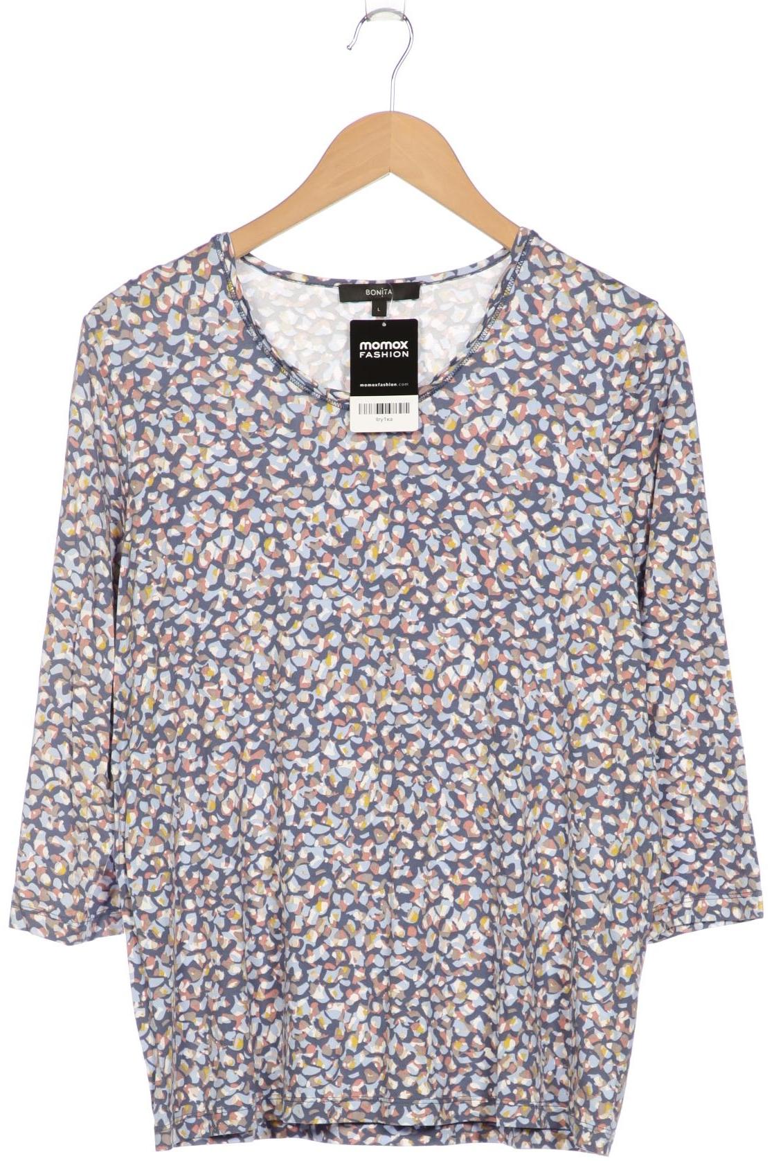 

Bonita Damen Langarmshirt, blau, Gr. 42