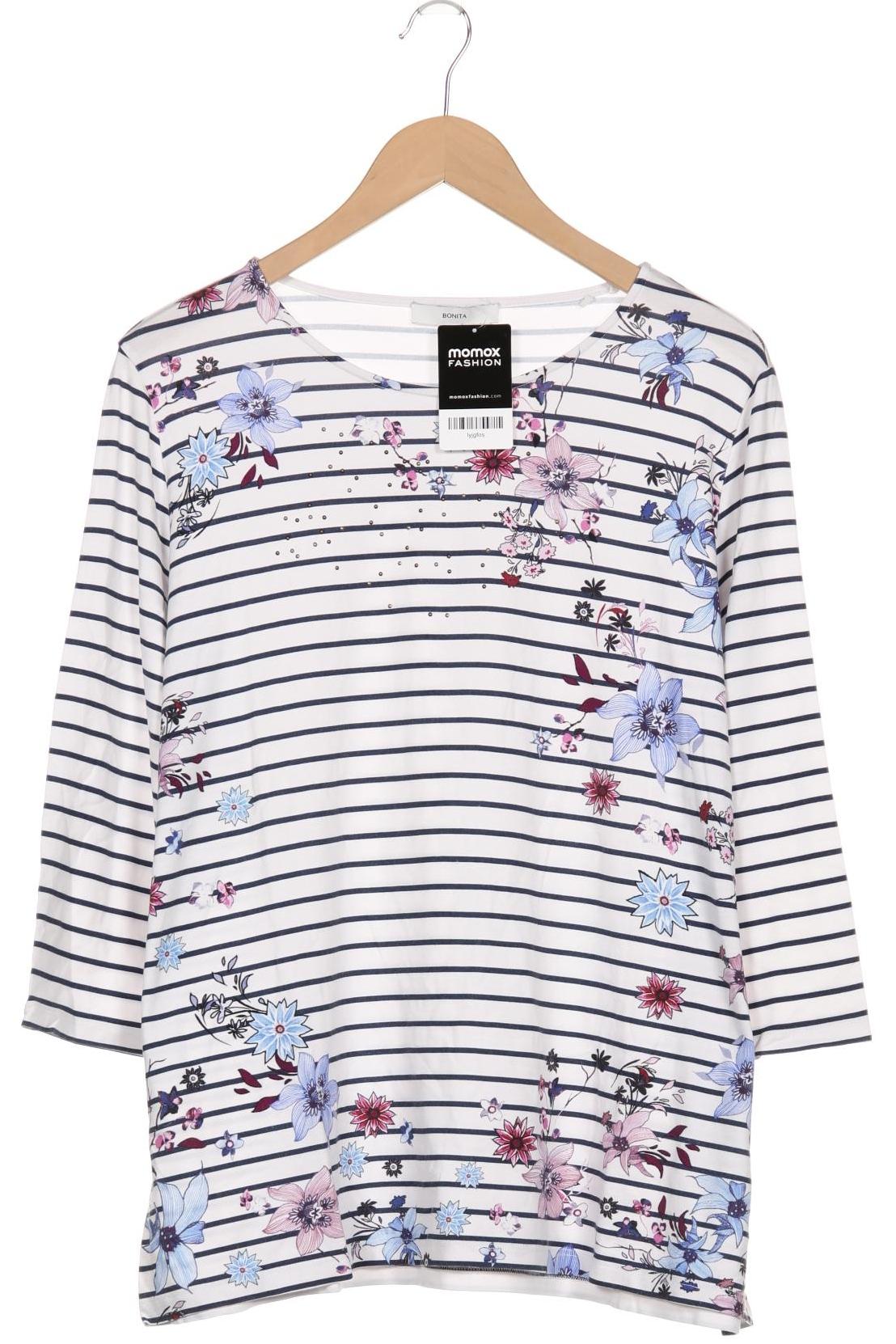 

Bonita Damen Langarmshirt, weiß, Gr. 46