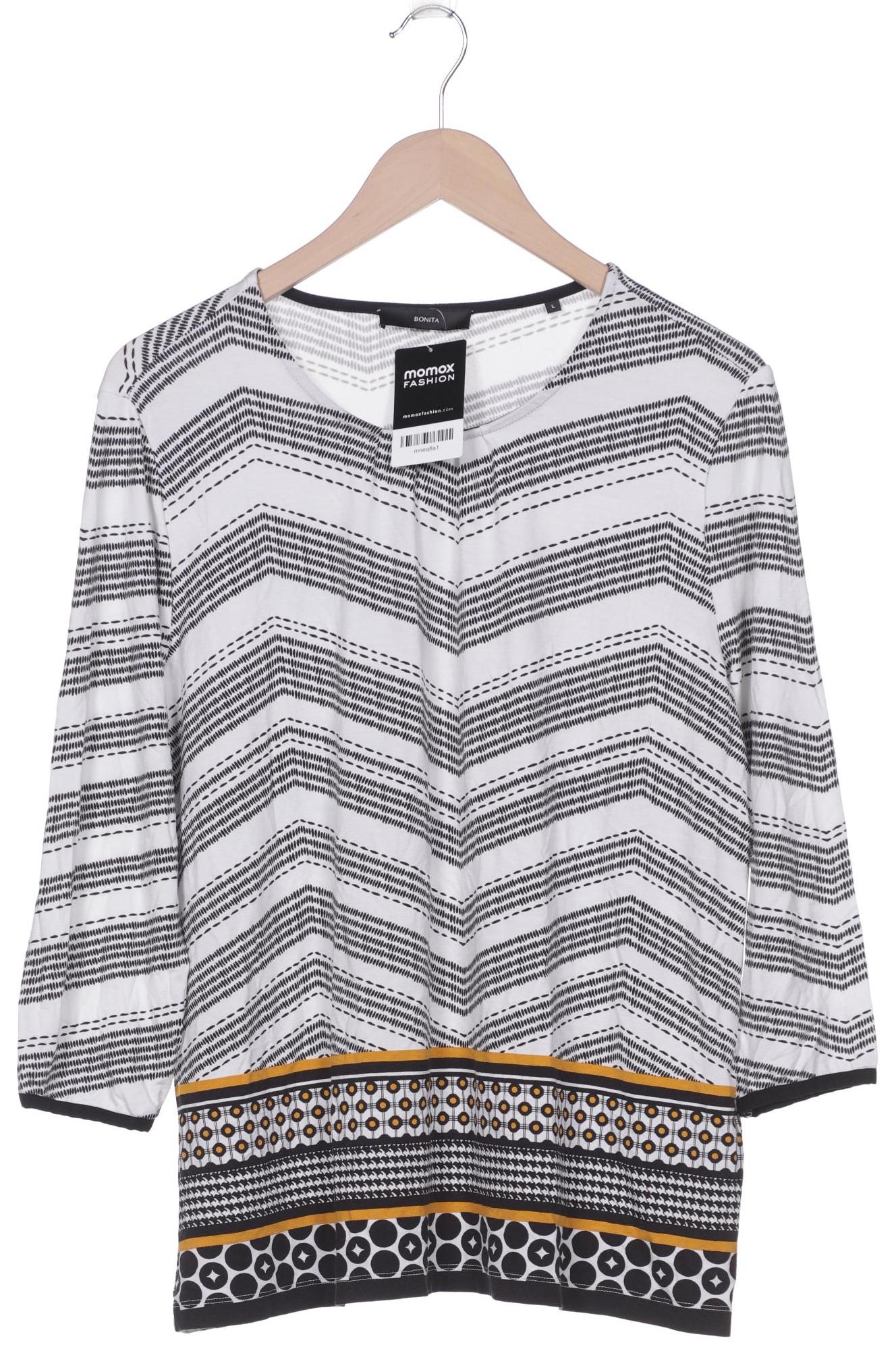 

Bonita Damen Langarmshirt, weiß