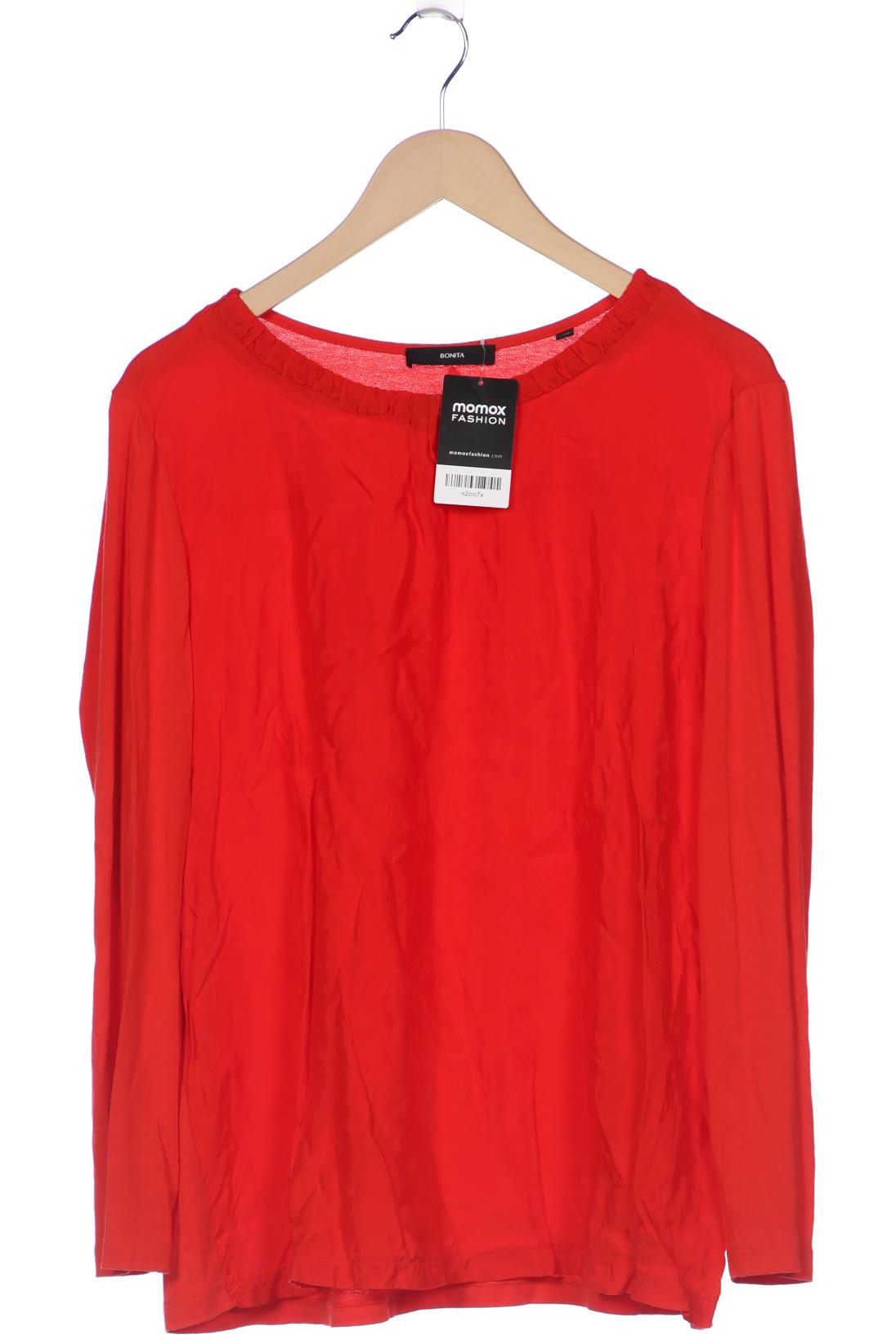 

Bonita Damen Langarmshirt, rot, Gr. 46