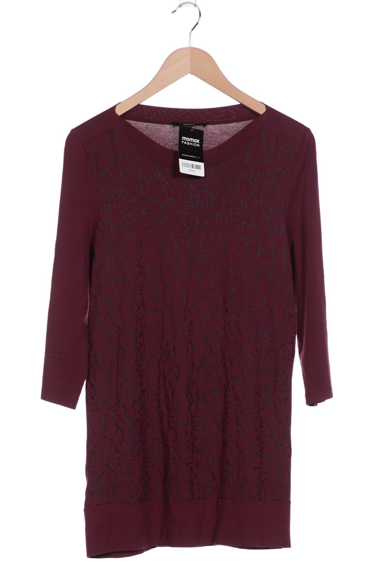 

Bonita Damen Langarmshirt, bordeaux, Gr. 38