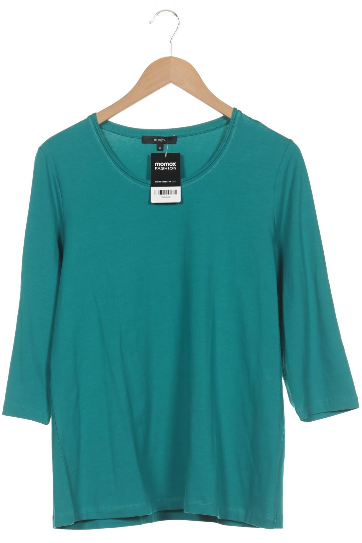 

Bonita Damen Langarmshirt, türkis, Gr. 44