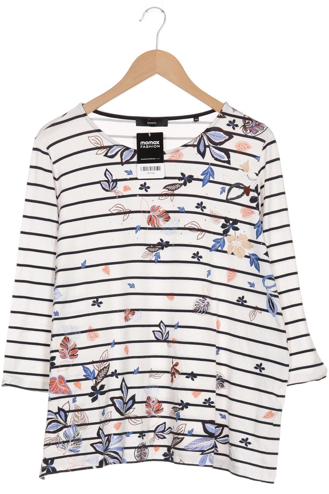 

Bonita Damen Langarmshirt, weiß, Gr. 46