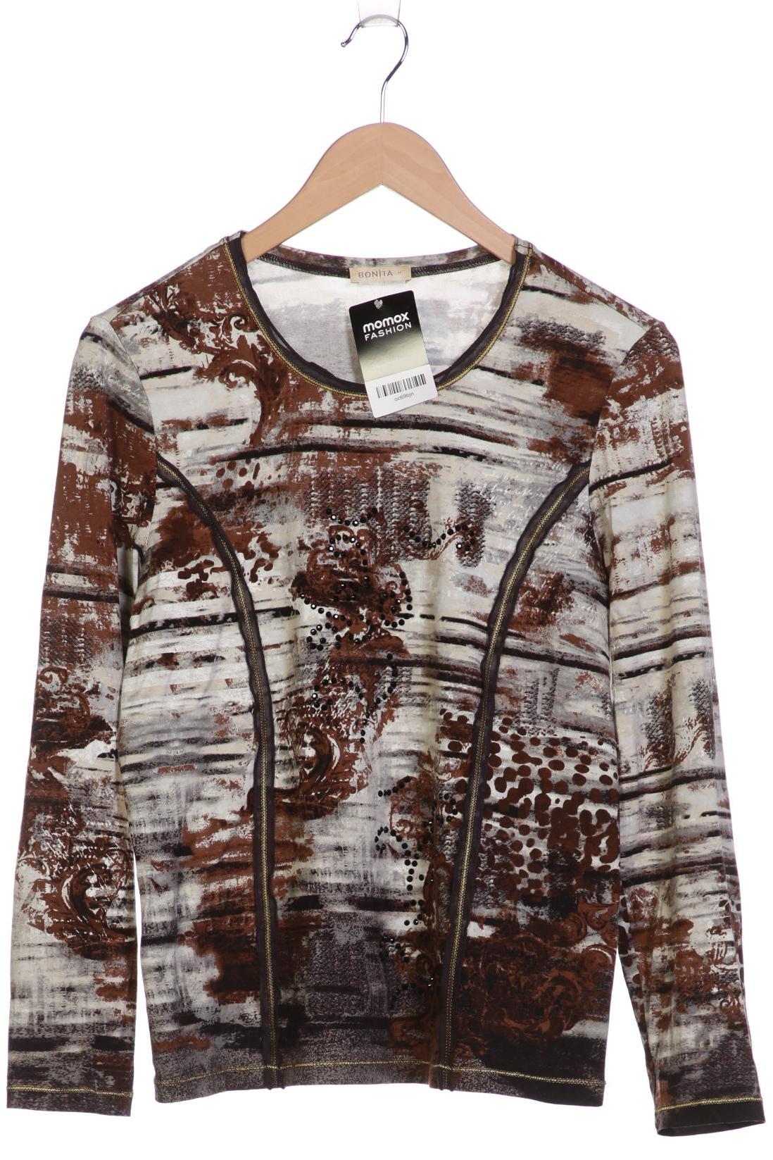 

Bonita Damen Langarmshirt, braun, Gr. 38