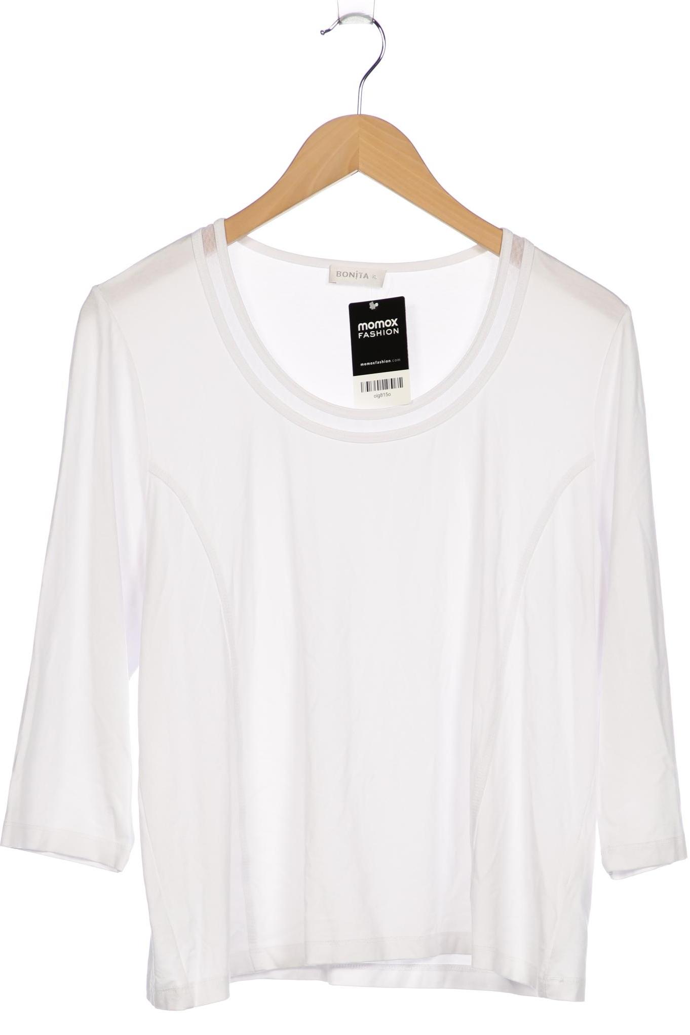 

Bonita Damen Langarmshirt, weiß, Gr. 44