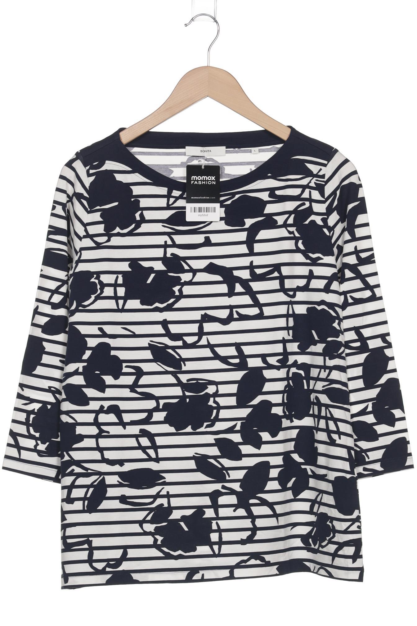

Bonita Damen Langarmshirt, weiß, Gr. 42